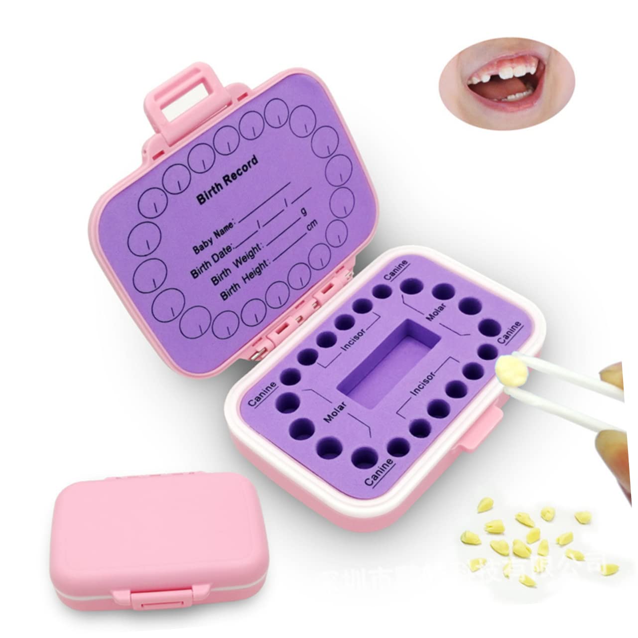 Beautiful First Tooth Keepsake Box - Baby Tooth Storage Container for Lost Teeth | Perfect for Baby's First Tooth, Tooth Fairy Gifts & Childhood Memories