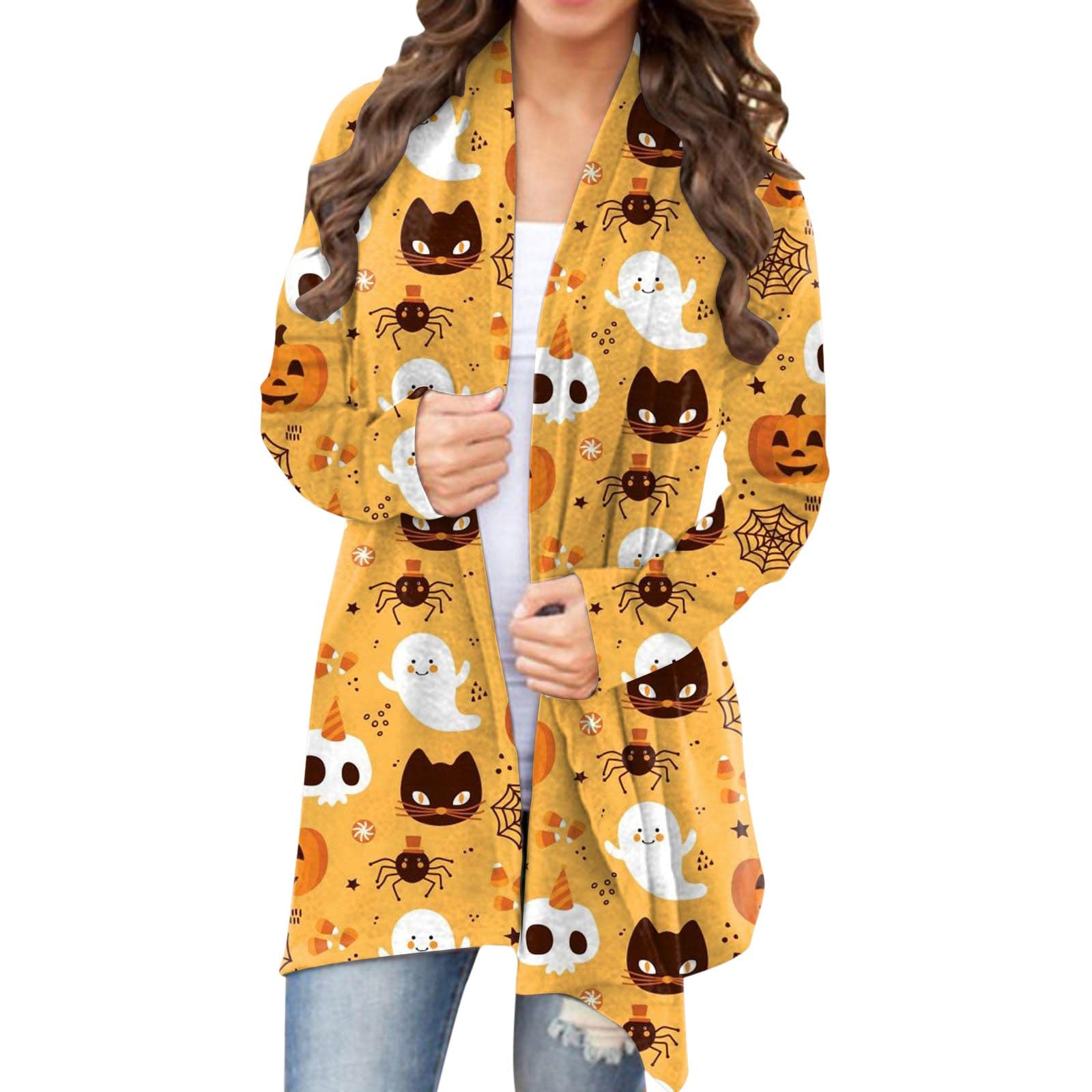 Women's Lightweight Open Front Cardigan Sweater - Button Knit Loose Fit Dressy Top for Office, Date Night & Casual Outings