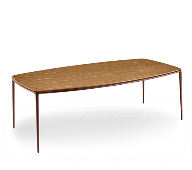 Midj Lea Modern Dining Table - Solid Wood Kitchen Table for 6 - Perfect for Family Dinners & Entertaining Guests