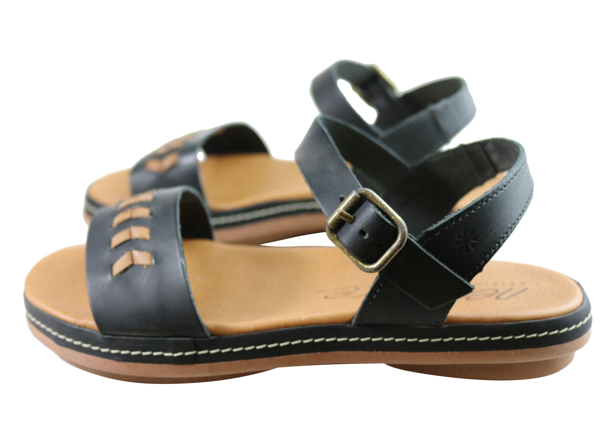 New Face Paradise Women's Comfortable Leather Sandals - Handmade in Brazil - Perfect for Beach, Vacation & Summer Outfits