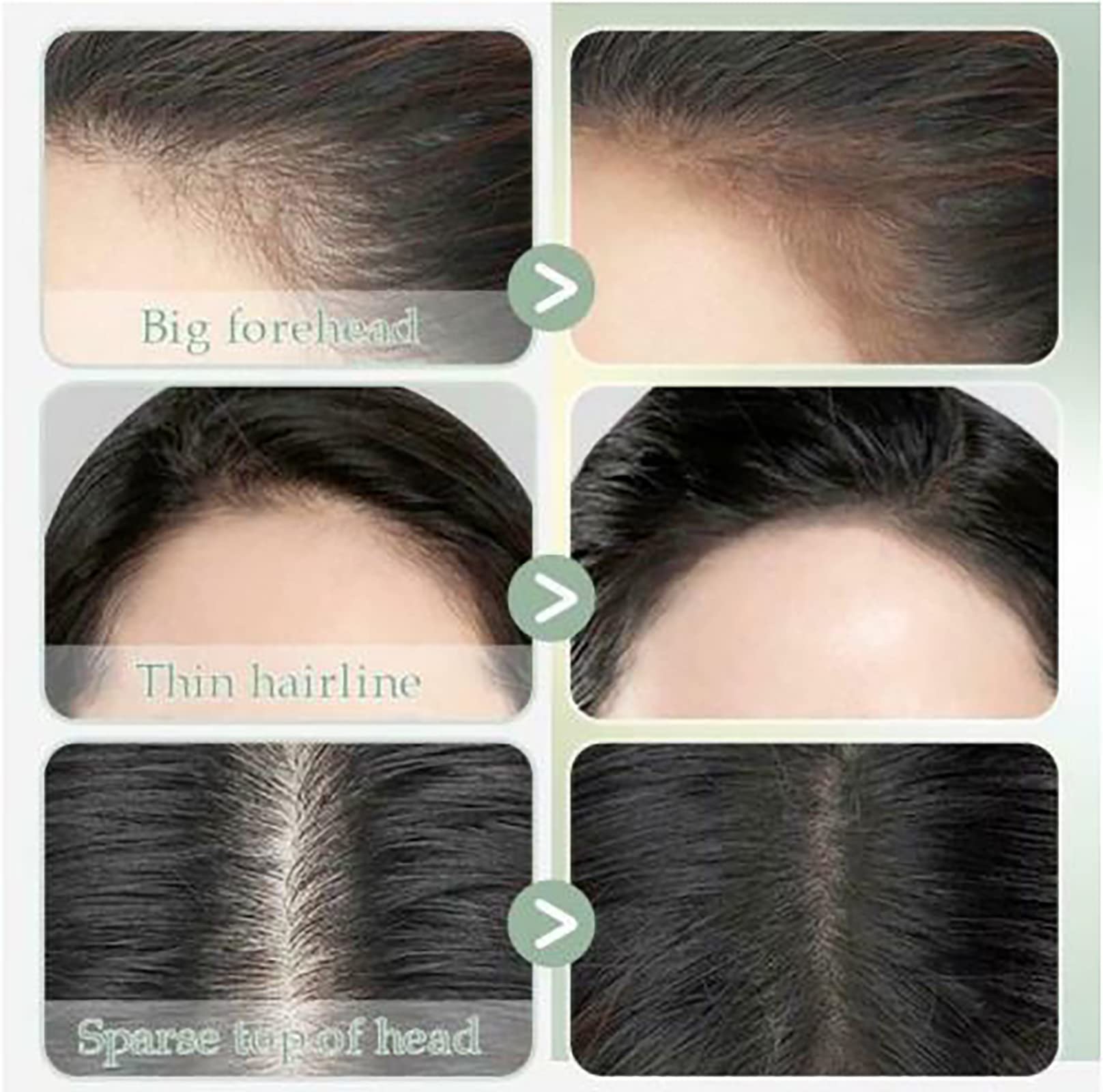 Natural Shade Hairline Powder - Instant Hair Root Touch Up for Gray Coverage & Thinning Hair (Pearl Black) | Perfect for Daily Use, Travel & Quick Hairline Enhancement