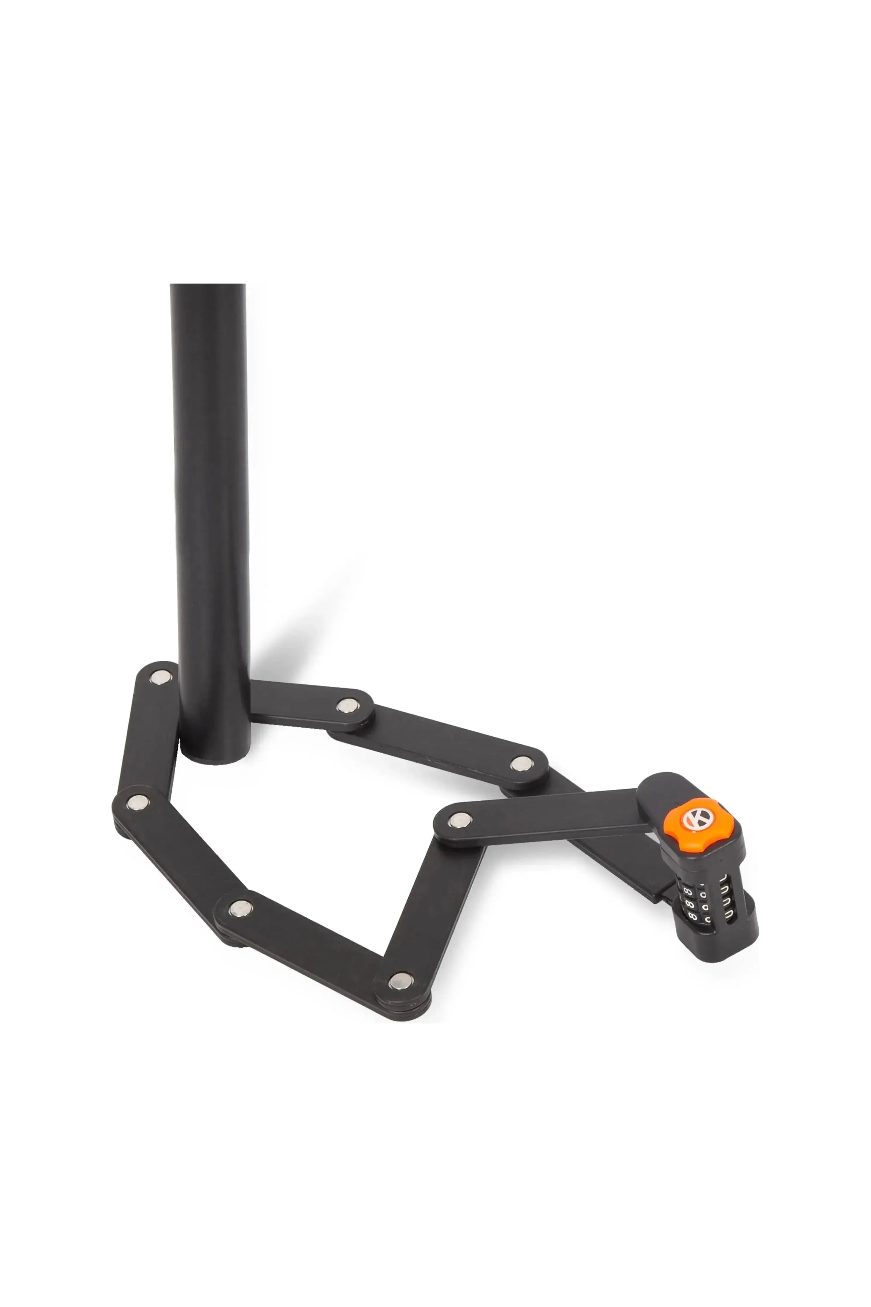 Ecotric Secure Password Folding Bike Lock - Heavy Duty Anti-Theft Protection for Bicycles, Scooters & Motorcycles - Perfect for Urban Commuting & Outdoor Adventures