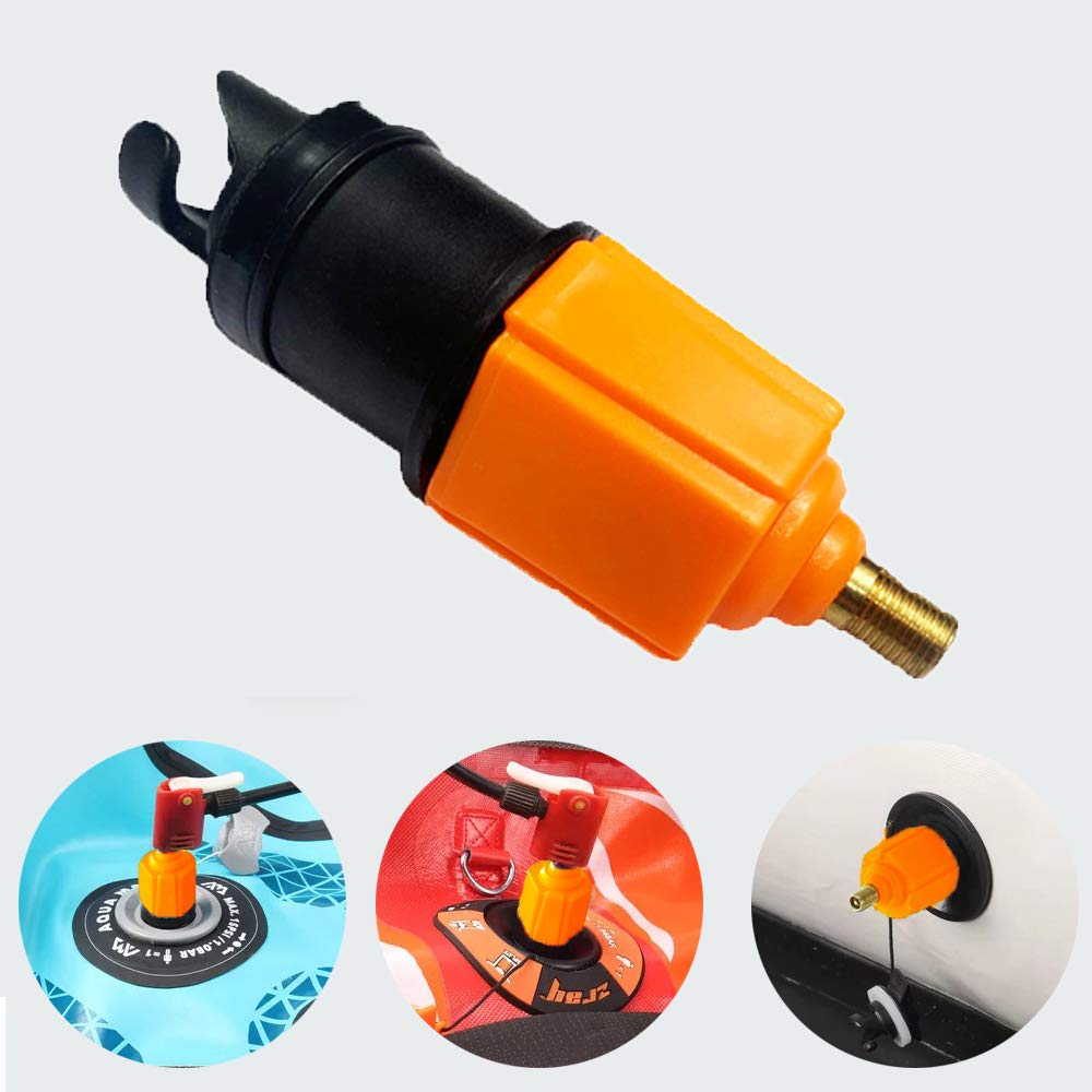 **High-Pressure Inflatable SUP Air Pump Adapter & Connector for Stand Up Paddle Boards, Dinghies & Inflatable Boats - Universal Air Valve Fitting for Quick Inflation (Perfect for Beach, Lake & Water Sports)**