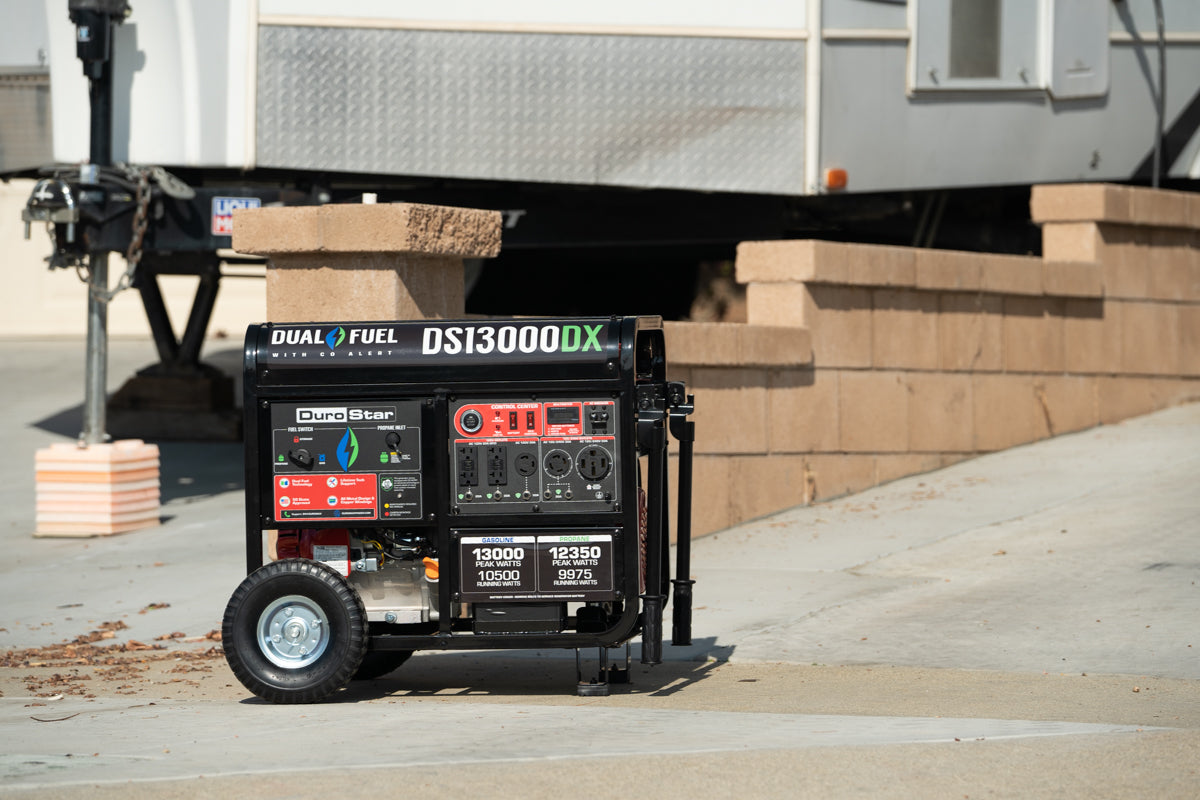 13,000W Dual Fuel Portable Generator with CO Alert - Gas & Propane Powered for Home Backup, Camping & Outdoor Power (EPA & CARB Compliant)