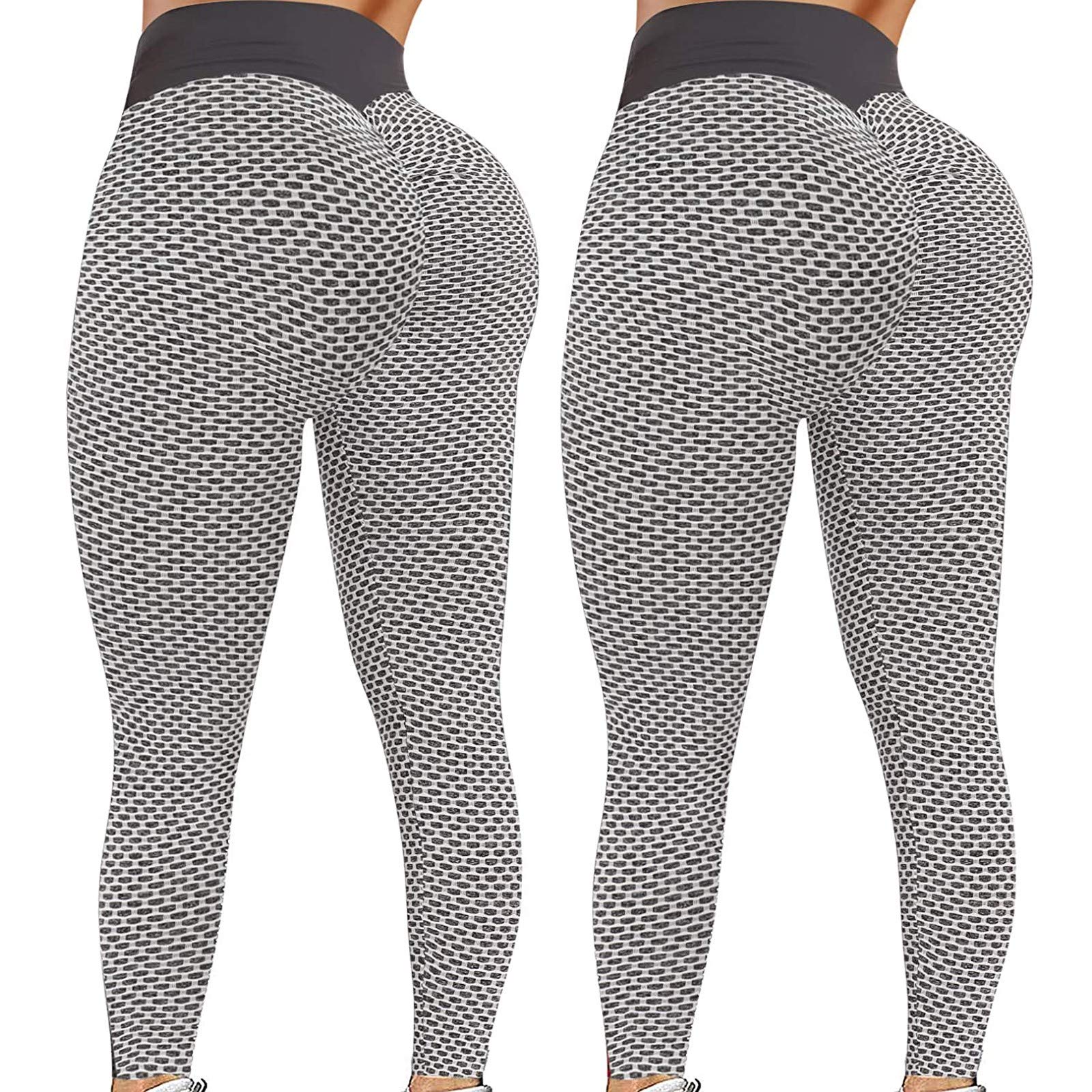 Best TikTok Viral Leggings for Women - High Waist Butt Lifting Yoga Pants with Tummy Control & Bubble Hip Lift - Stretchy Workout Tights for Gym, Running & Everyday Wear