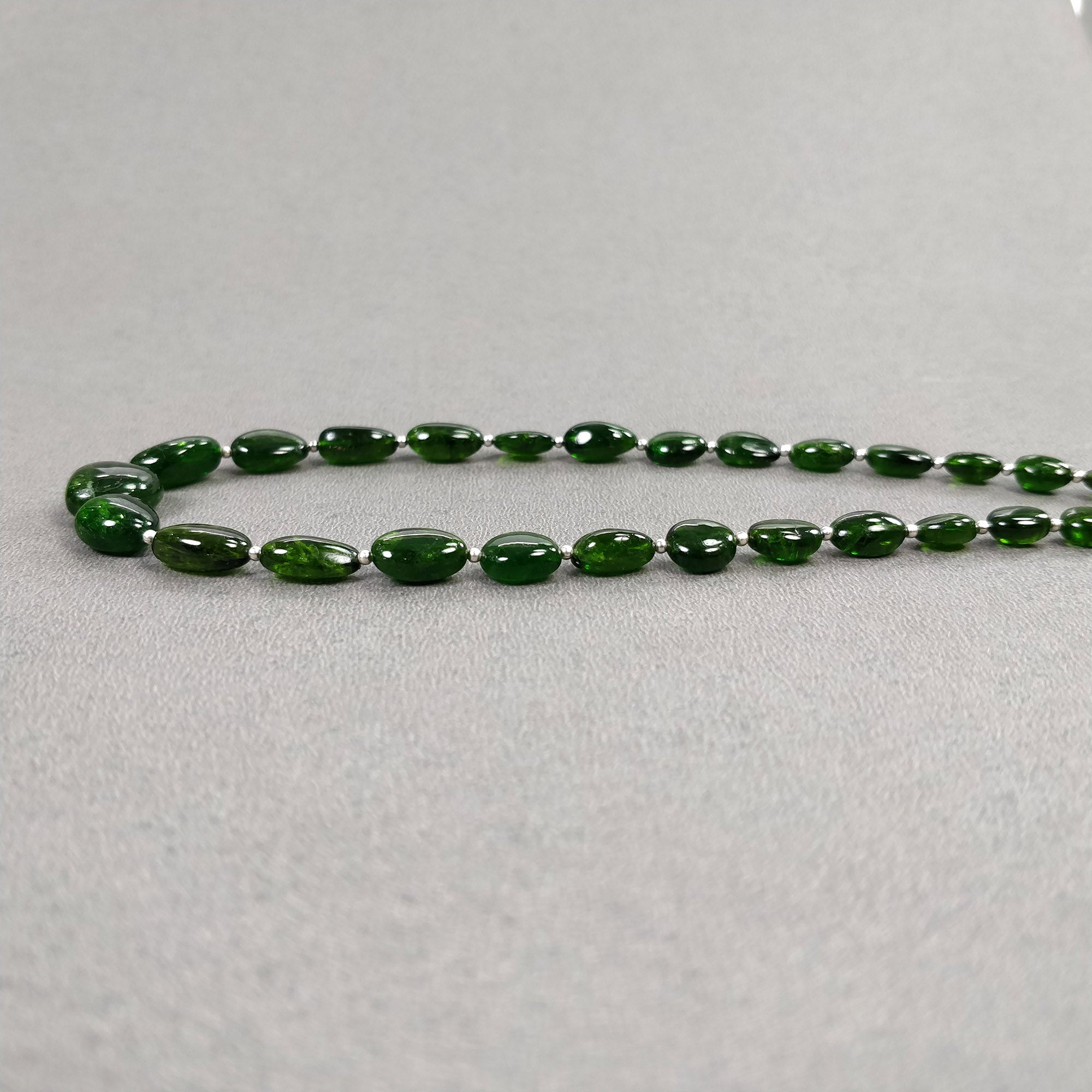 Natural Green Chrome Diopside Loose Beads - 85.80cts Genuine Gemstone Nuggets 6x5mm to 13x11mm for Jewelry Making (DIY Bracelets, Necklaces, Earrings) - Includes Video