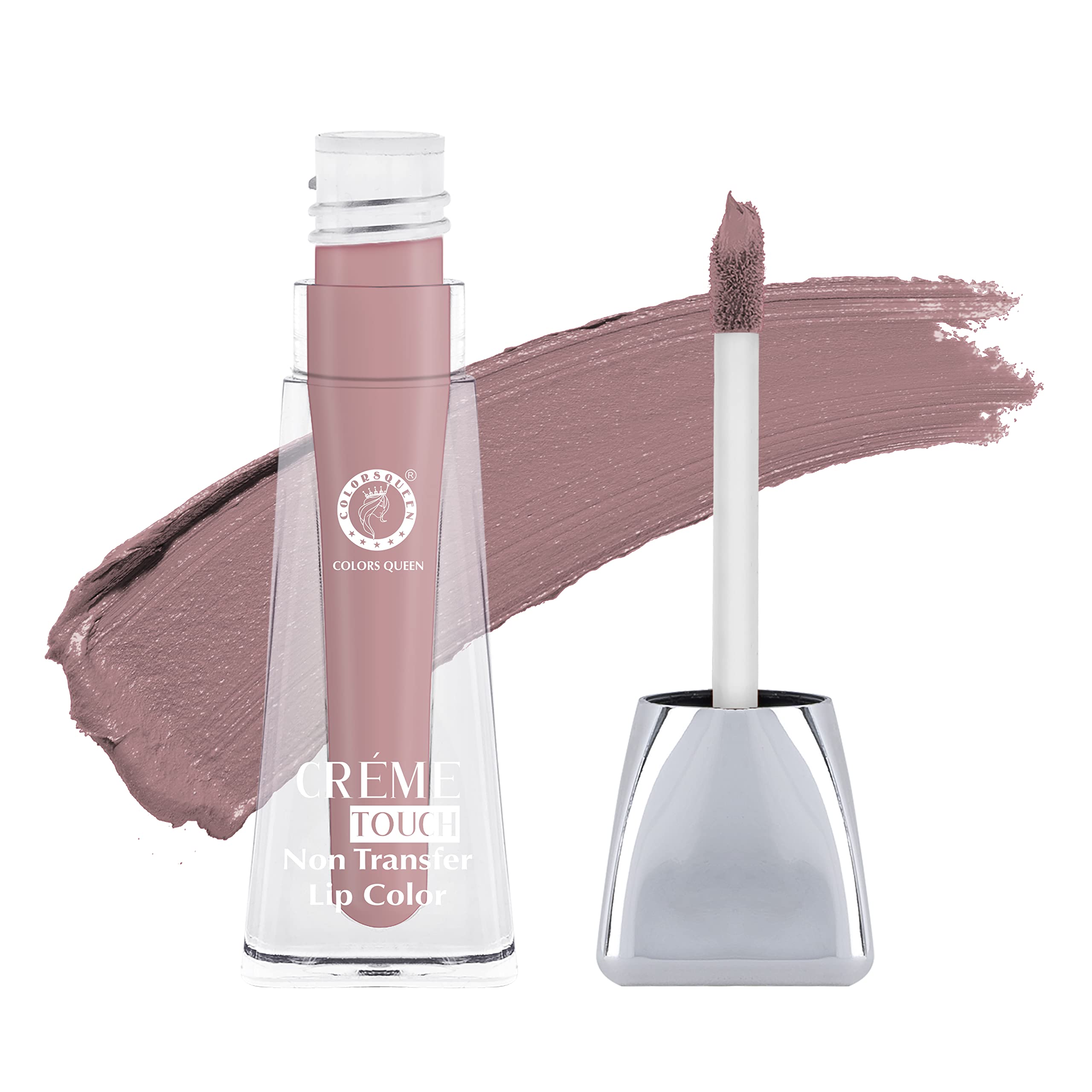 COLORS QUEEN Matte Light Nude Lipstick - Long Lasting Moisturizing Lip Makeup for Everyday Wear & Special Occasions