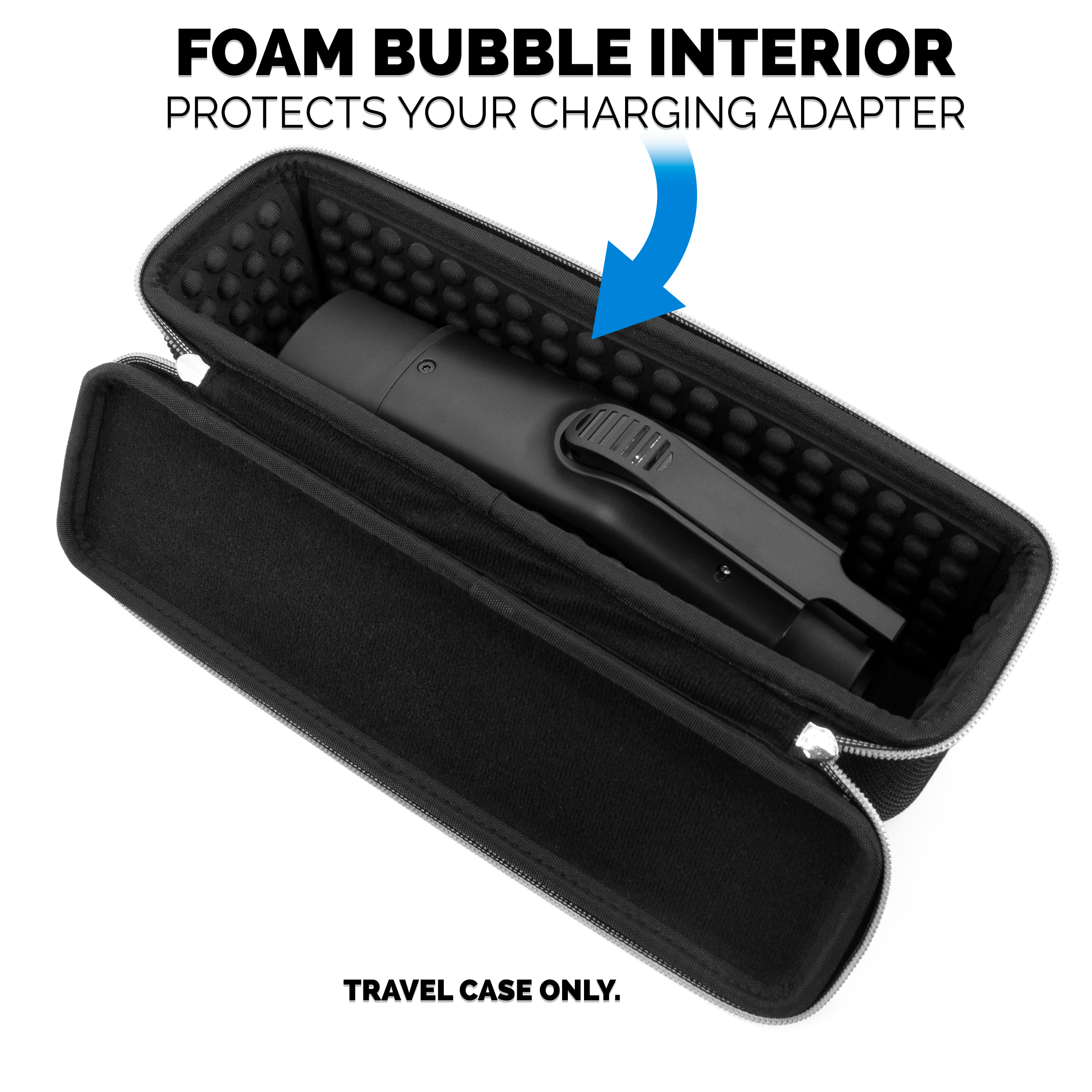 CASEMATIX Hard Shell Travel Case for Tesla to J1772 Charging Adapter - Durable Protective Storage with Handle (10.5