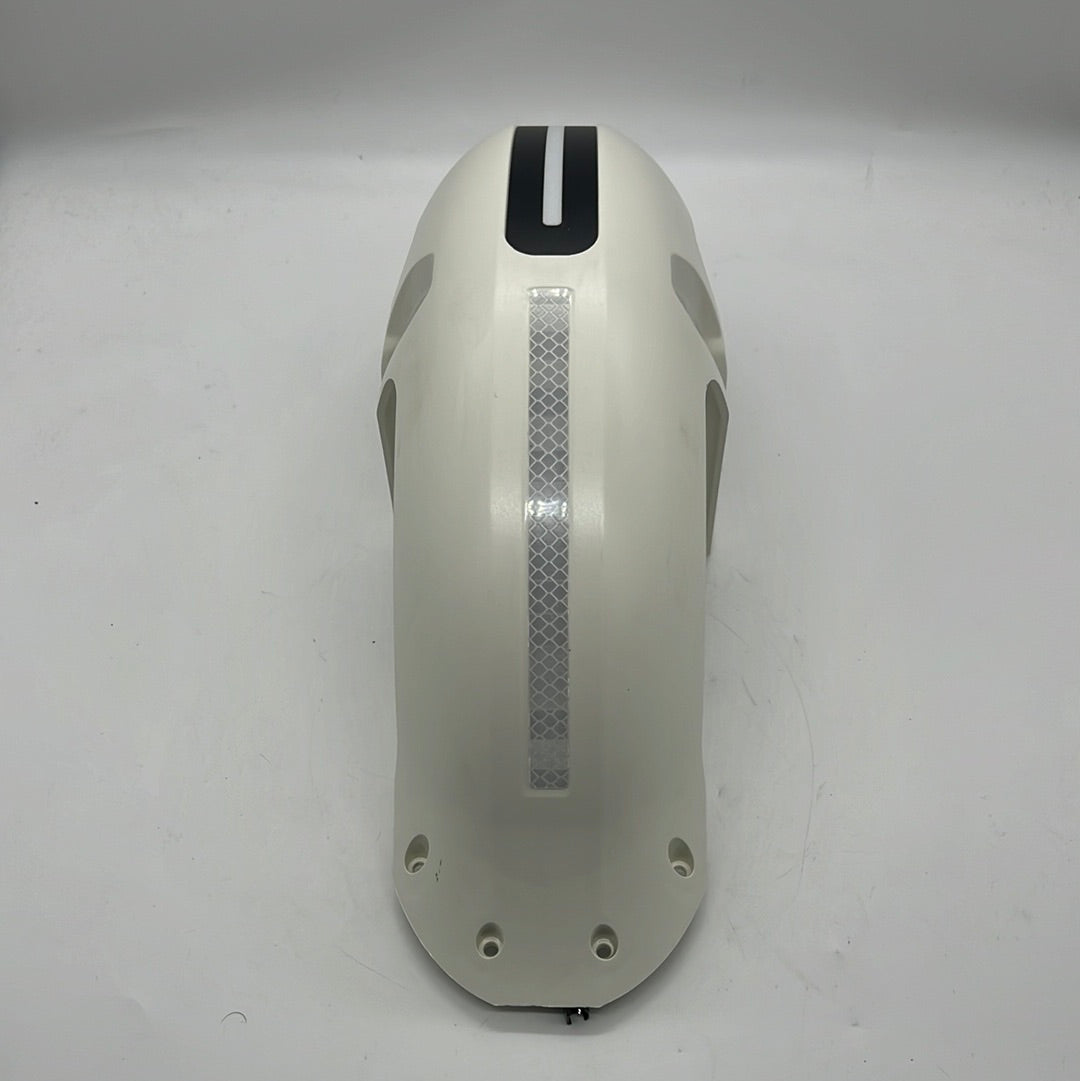 Jubel Rear Fender White - Universal Motorcycle Mudguard for Dirt Bikes & ATVs - Perfect for Off-Road Adventures & Wet Weather Protection