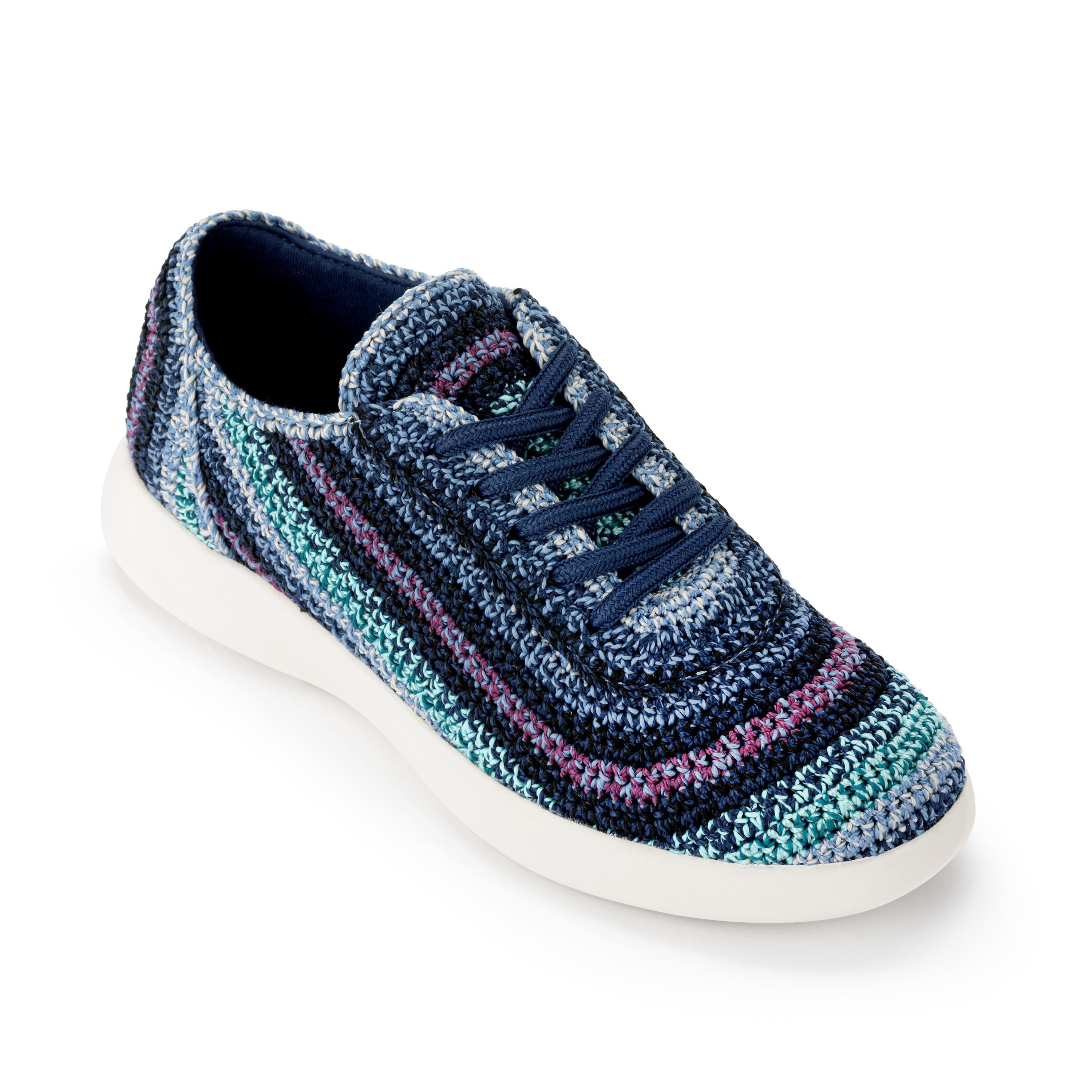 Hand Crochet - Lapis Stripe