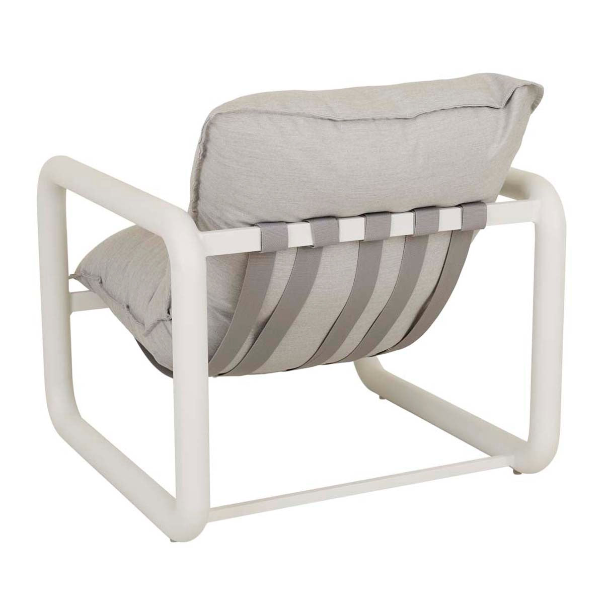 Frankie Outdoor Tube Occasional Chair - Lightweight Patio Lounge Chair for Garden, Poolside, and Beach Relaxation | Durable & Weather-Resistant Design
