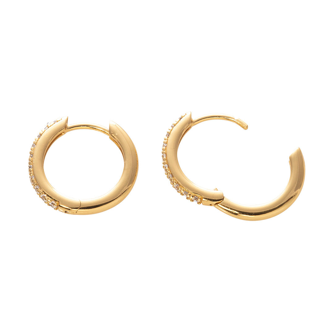 Goldbug Collection Lowcountry Firefly Huggie Hoop Earrings - Dainty Gold Huggie Hoops for Women, Perfect for Everyday Wear & Special Occasions