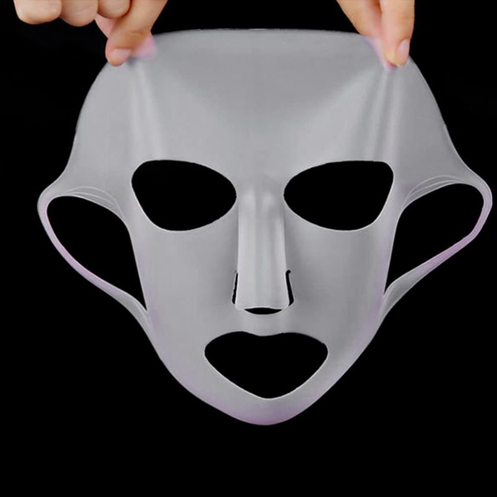KALLORY Reusable Silicone Face Mask for Hydration & Moisturizing - DIY Skincare Cover for Dry Skin, Spa & At-Home Facial Treatments