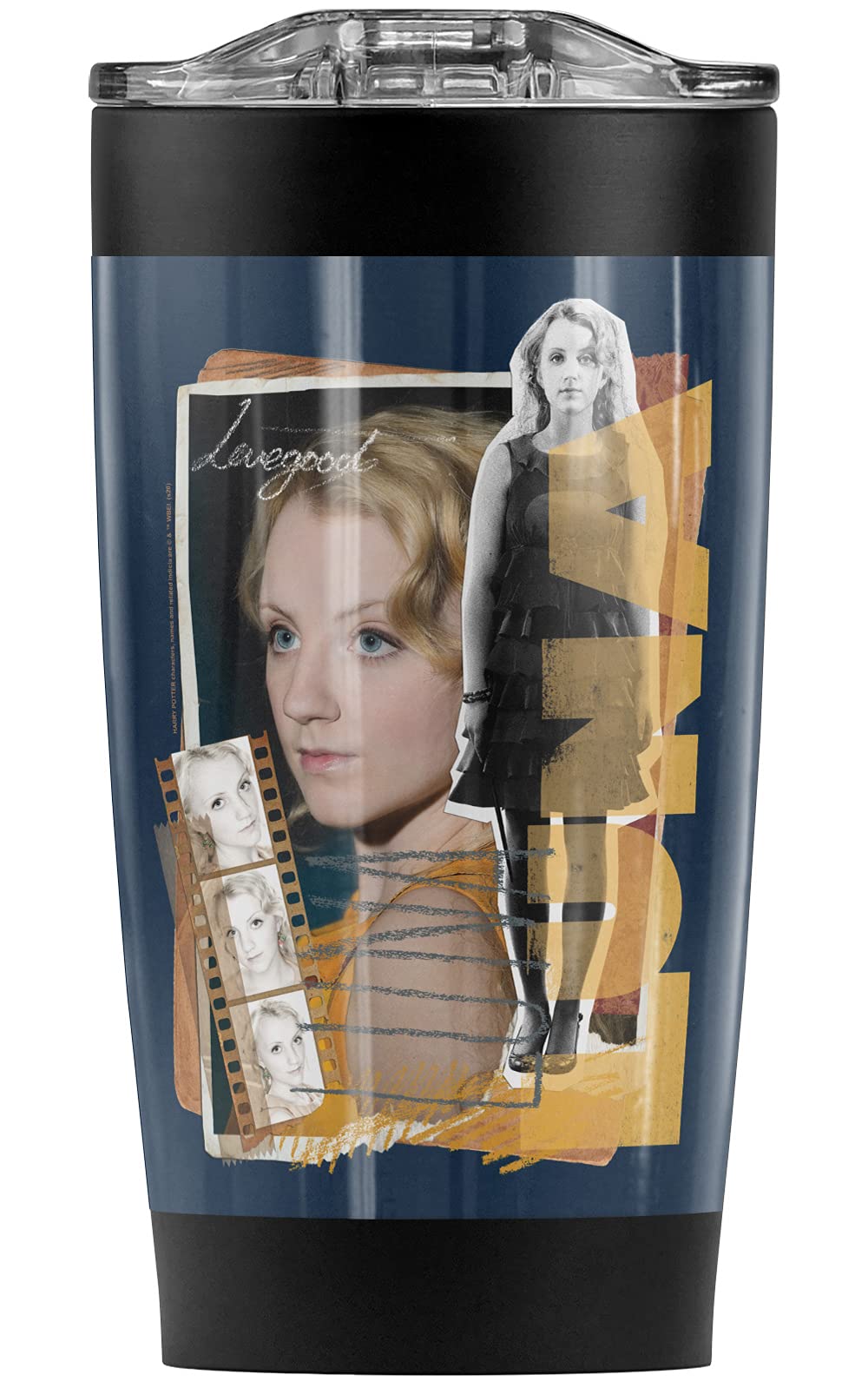 Harry Potter Luna Lovegood Stainless Steel Tumbler 20oz - Insulated Travel Mug with Leakproof Lid for Coffee, Tea & Cold Drinks - Perfect for Office, Commuting & Outdoor Adventures