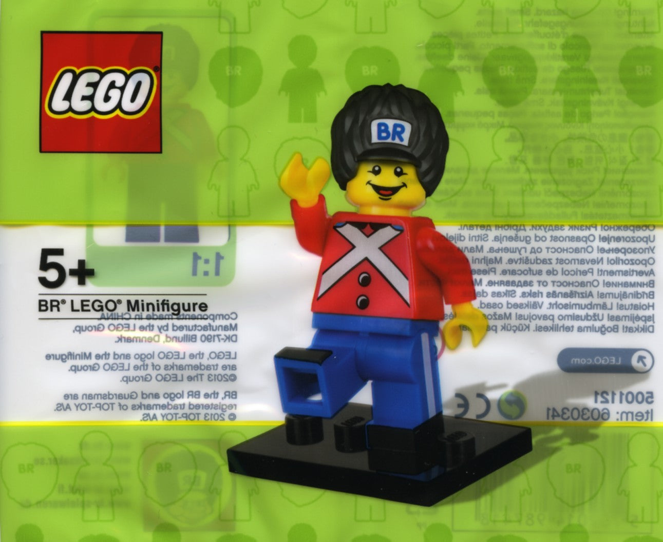 BR LEGO Minifigure 5001121 - Authentic Collectible Building Toy for Kids & Adults - Perfect for Display, Gifts, and Creative Play