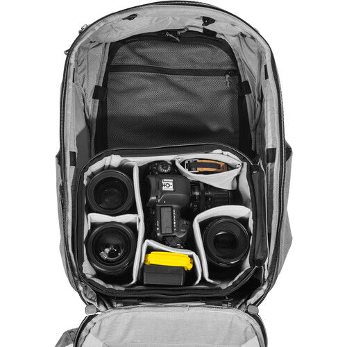 Peak Design Camera Cube V2 (Black, Small/Medium) - Waterproof DSLR Camera Bag for Travel & Outdoor Photography - Perfect for Hiking, Camping, and Airplane Carry-On