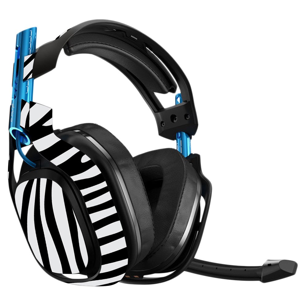 Premium Black Zebra Vinyl Skin for Astro A50 3rd Gen Headset - Durable Protective Cover | Easy to Apply & Remove | Made in USA | Perfect for Gaming & Travel Protection