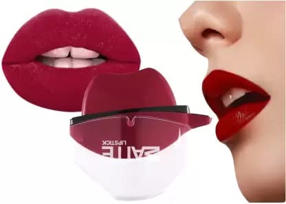 Apple Shape Crayon Matte Lipstick - Long Lasting, Hydrating Lip Care, Vibrant Red Color | Perfect for Everyday Wear, Date Night & Special Occasions