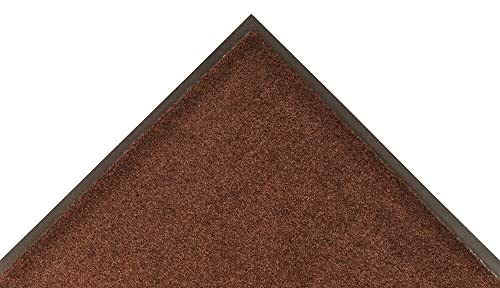 Notrax 131 Dante™ Heavy-Duty Entrance Mat 4' x 6' Brown - Durable Indoor/Outdoor Doormat for Home, Office, School & Commercial Use - Water Absorbent, Non-Slip & Easy to Clean - Perfect for High Traffic Areas, Mudrooms & Entryways