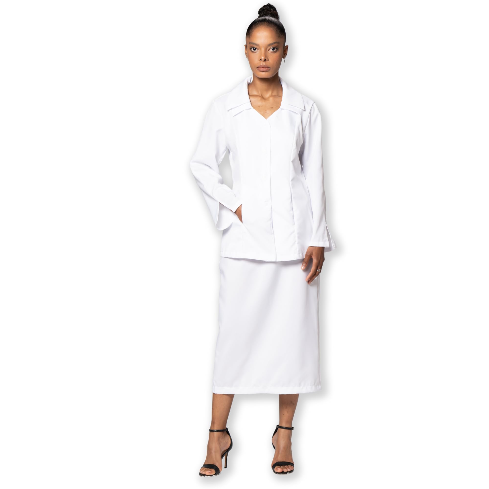 Elegant Women's Church Skirt Suit Set - Professional Ladies Suit for Church, Work & Special Occasions | G12777 | Perfect for Sunday Service, Weddings & Formal Events