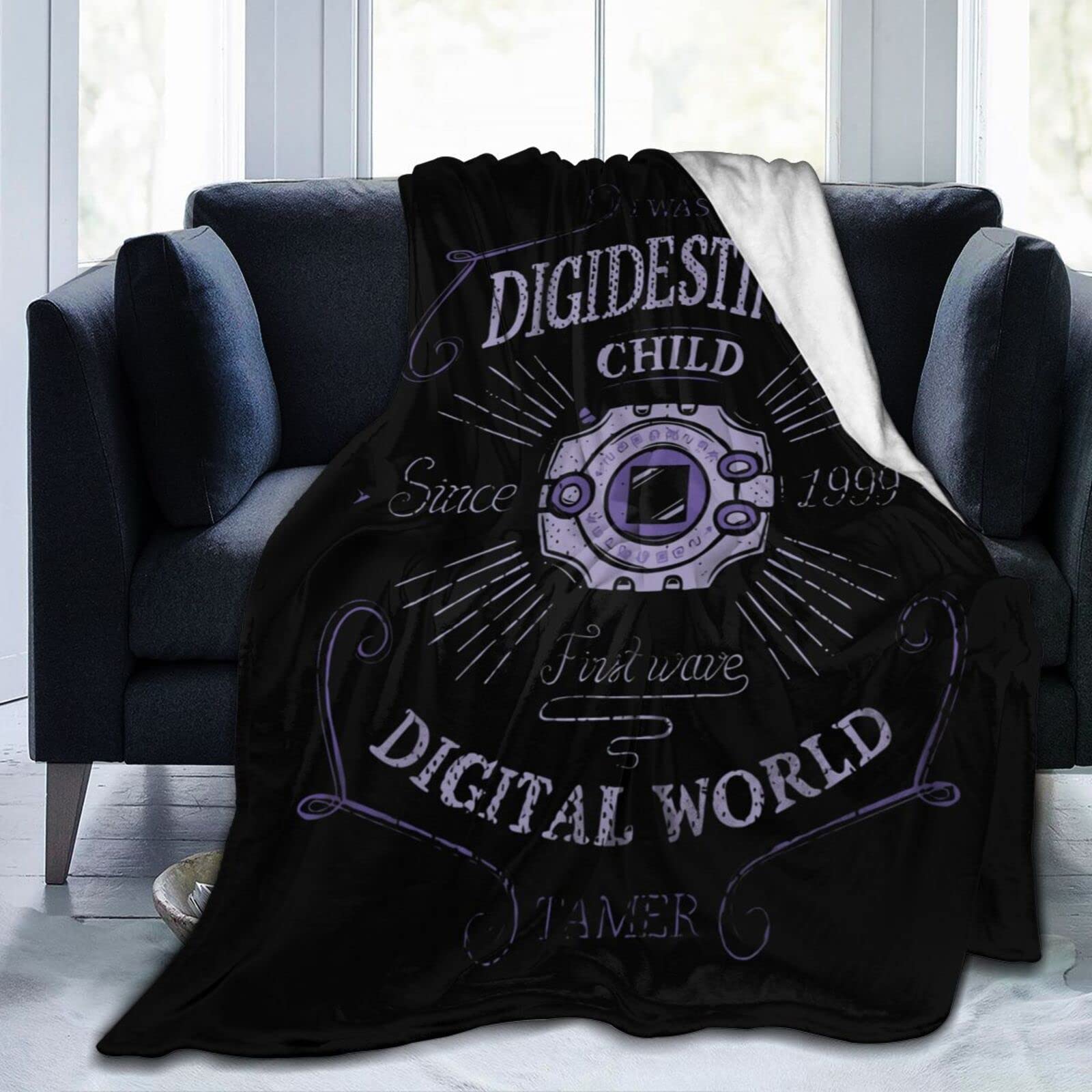 Digimon Anime Flannel Fleece Blanket - 50