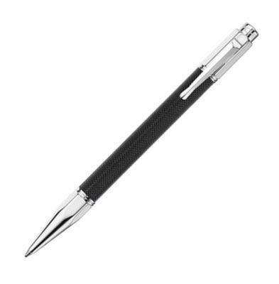 Premium Caran d'Ache Varius Ivanhoe Black Ballpoint Pen - Luxury Writing Instrument for Professionals, Gifts & Collectors - Perfect for Office, Business Meetings & Signature Signing