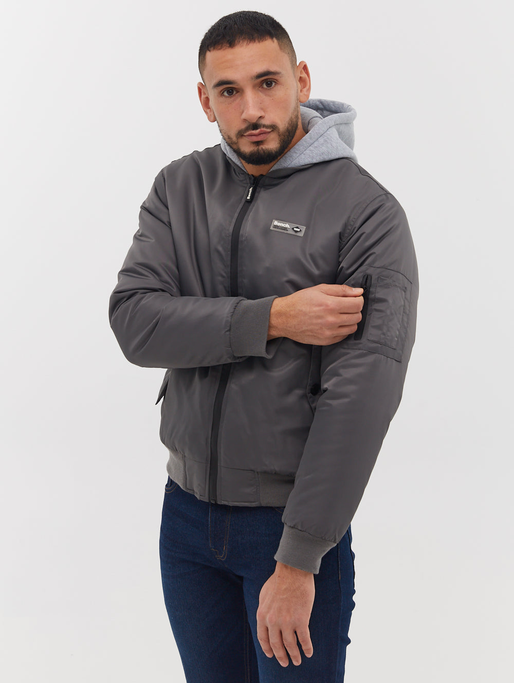 Bomper Fleece Hood Bomber Jacket - Warm Winter Coat for Men & Women | Outdoor Activities, Streetwear Fashion, Casual Wear