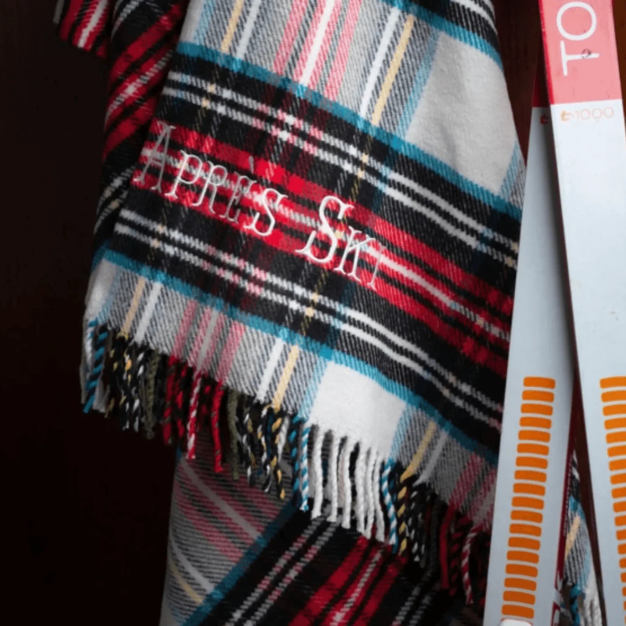 Classic Tartan Plaid Fringed Throw Blanket - Personalized Monogram Option - Cozy Home Decor for Sofa, Bed & Winter Warmth