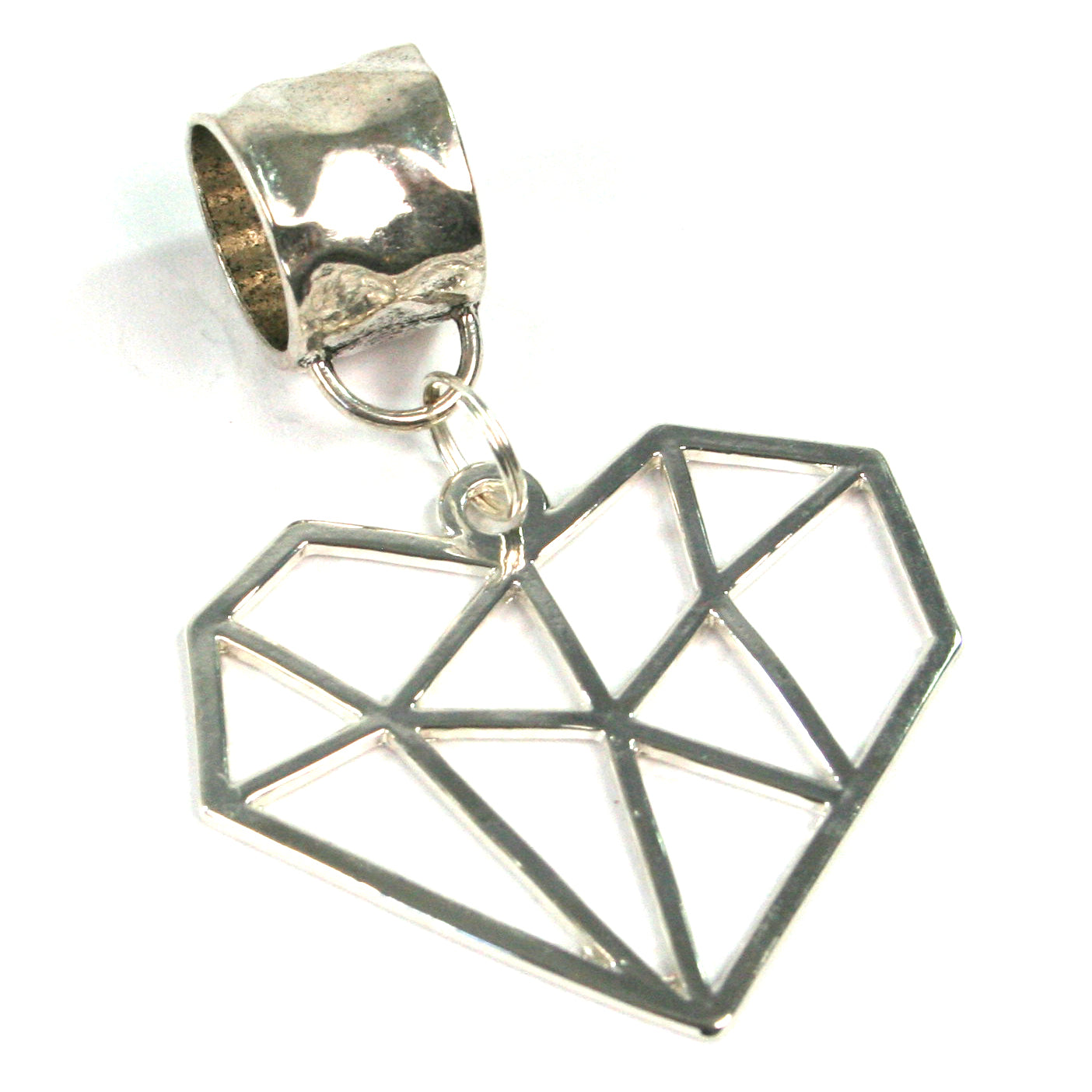 Stylish Geometric Heart Silhouette Scarf Jewelry - Elegant Fashion Accessory for Women, Perfect for Valentine's Day Gifts, Date Nights & Special Occasions