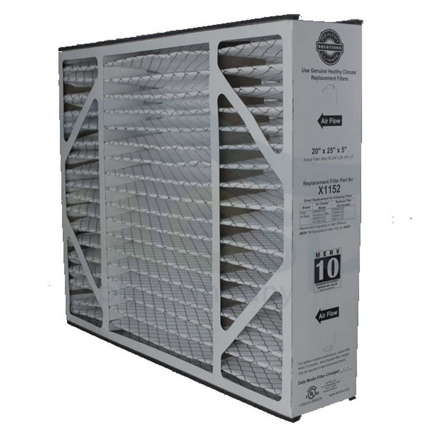 Lennox X1152 MERV 11 Air Filter 20x25x5 - High Efficiency HVAC Furnace AC Replacement Filter for Home & Office Use