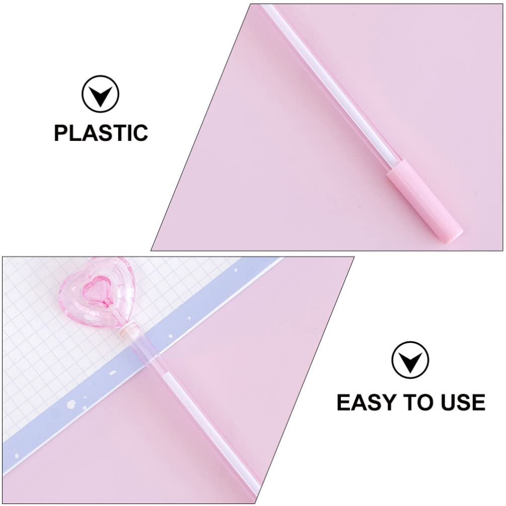 Cabilock 12pcs Black Gel Pens for Girls - Heart Signature Pens, Adorable Writing Pens, Smooth Ink, No Smudge - Perfect for School, Office, Journaling & Gift Giving