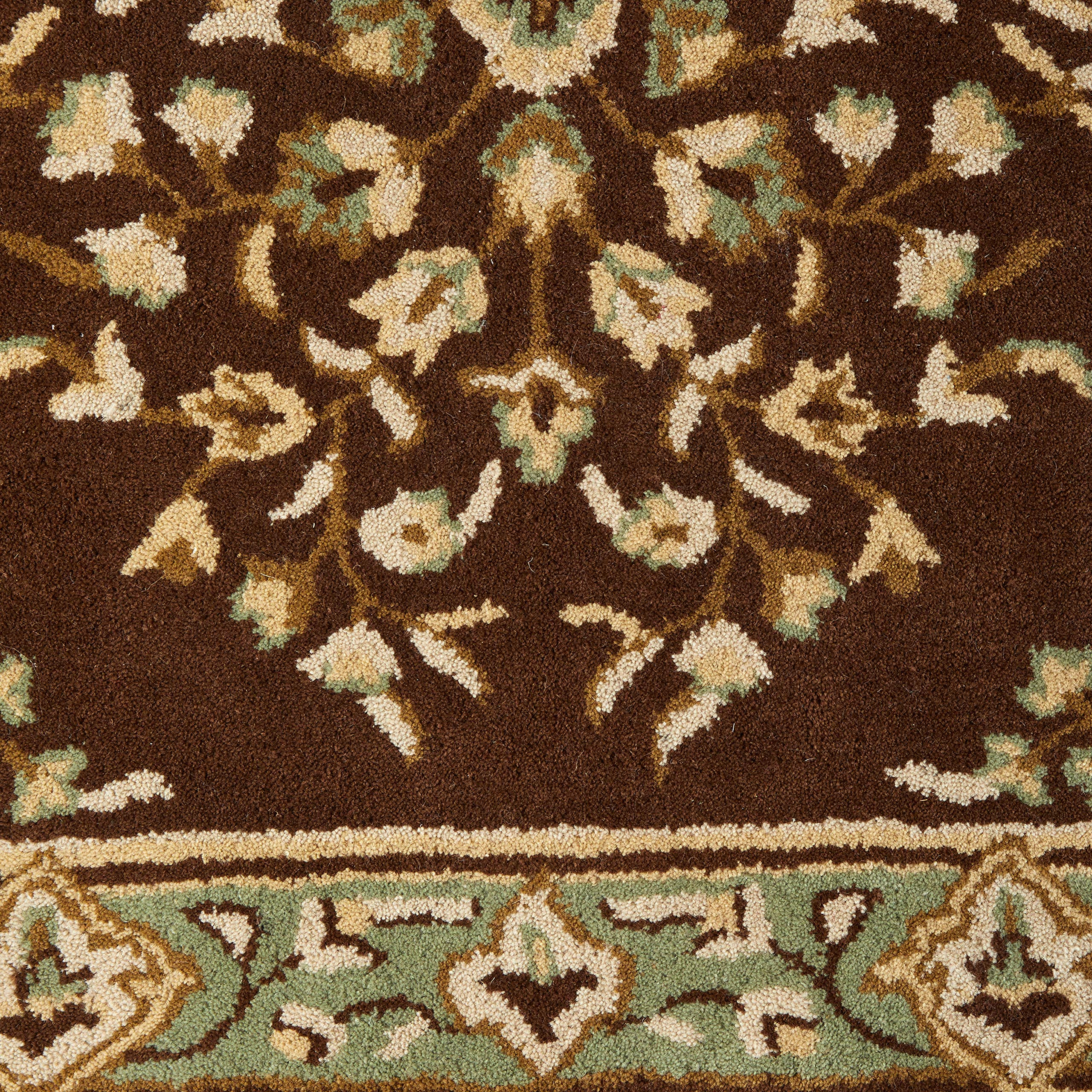 Premium Oriental Wool Hearth Rug - Half Round 56