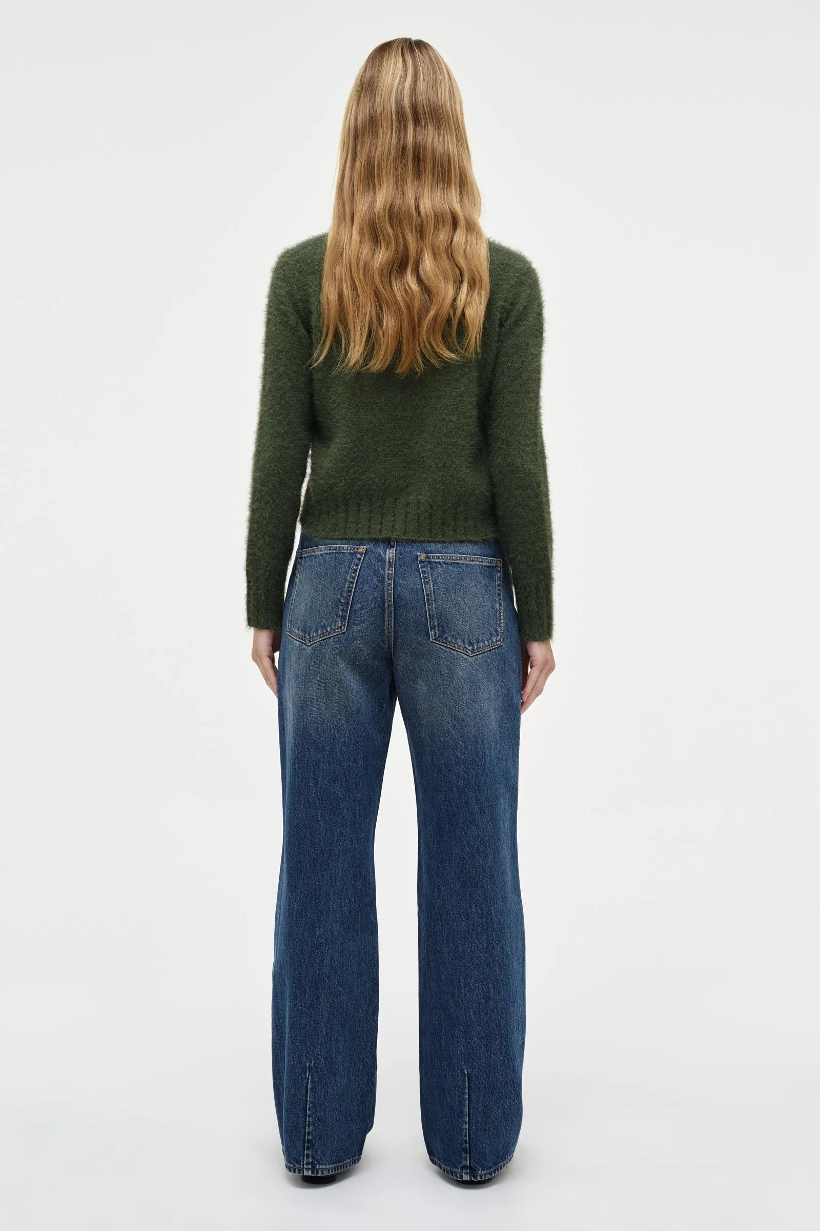 Kate Military Green Knit Sweater for Women - Stylish Casual Pullover for Fall & Winter | Perfect for Outdoor Adventures, Coffee Dates & Cozy Evenings