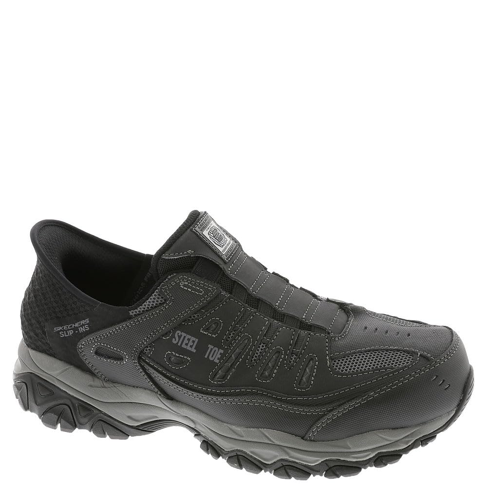 Skechers Men's Hands Free Slip-On Sneakers - Comfortable Lightweight Walking Shoes for Work & Travel | Easy On/Off Slip-Ins with Memory Foam | Casual Athletic Shoes for Everyday Wear
