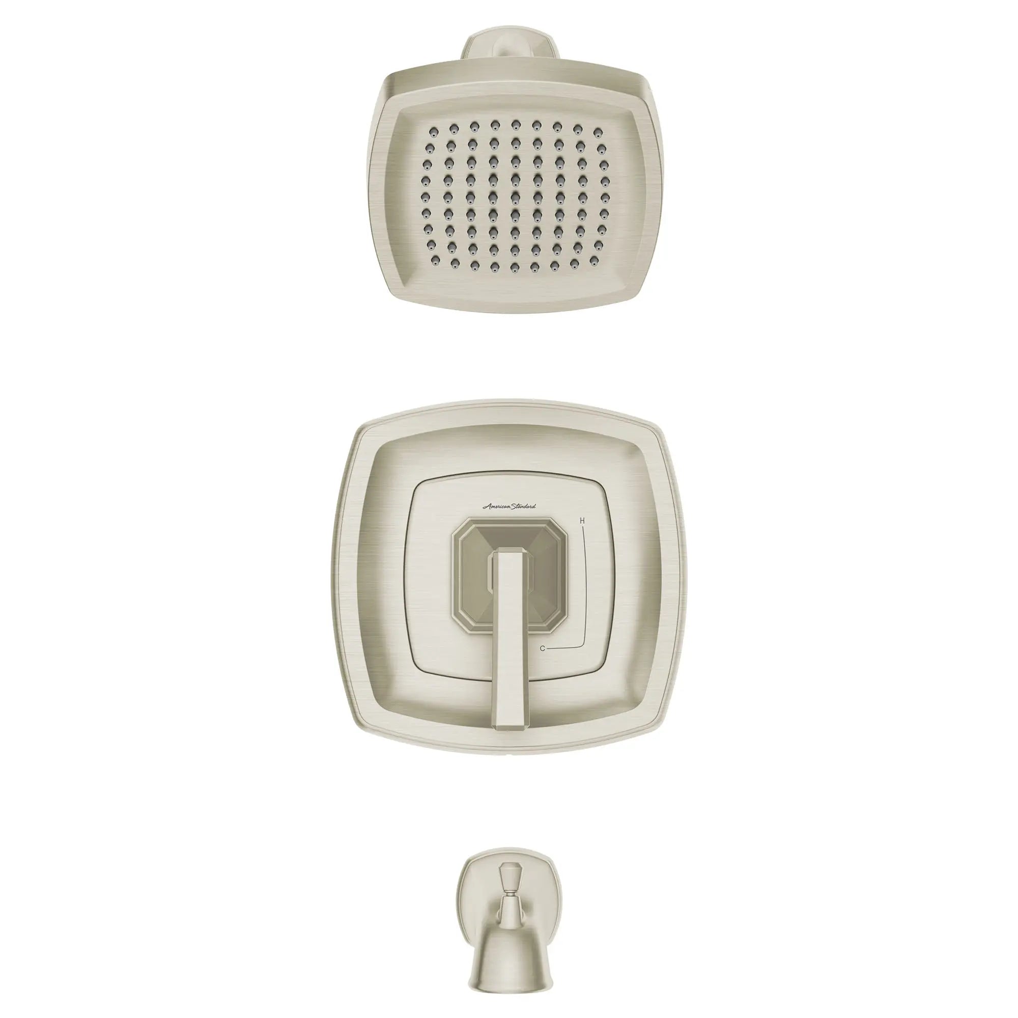 Crawford 1.8 GPM Water Saving Shower Trim Kit with Double Ceramic Pressure Balance Cartridge & Lever Handle - Perfect for Bathroom Renovation & Water Conservation