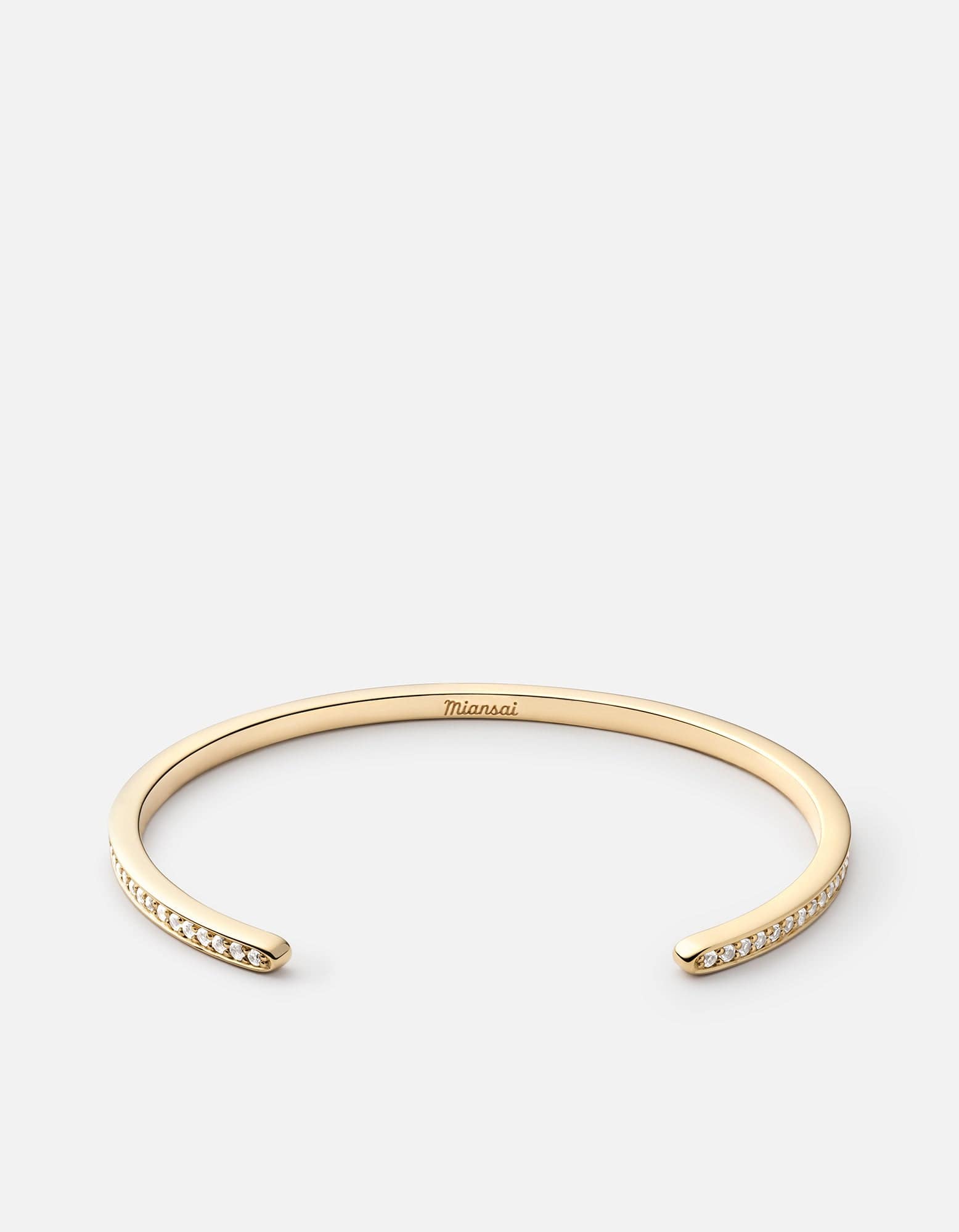 14K Gold Plated Pavé Cuff Bracelet Set - Elegant Stackable Bangle for Women, Perfect for Weddings, Parties & Everyday Wear