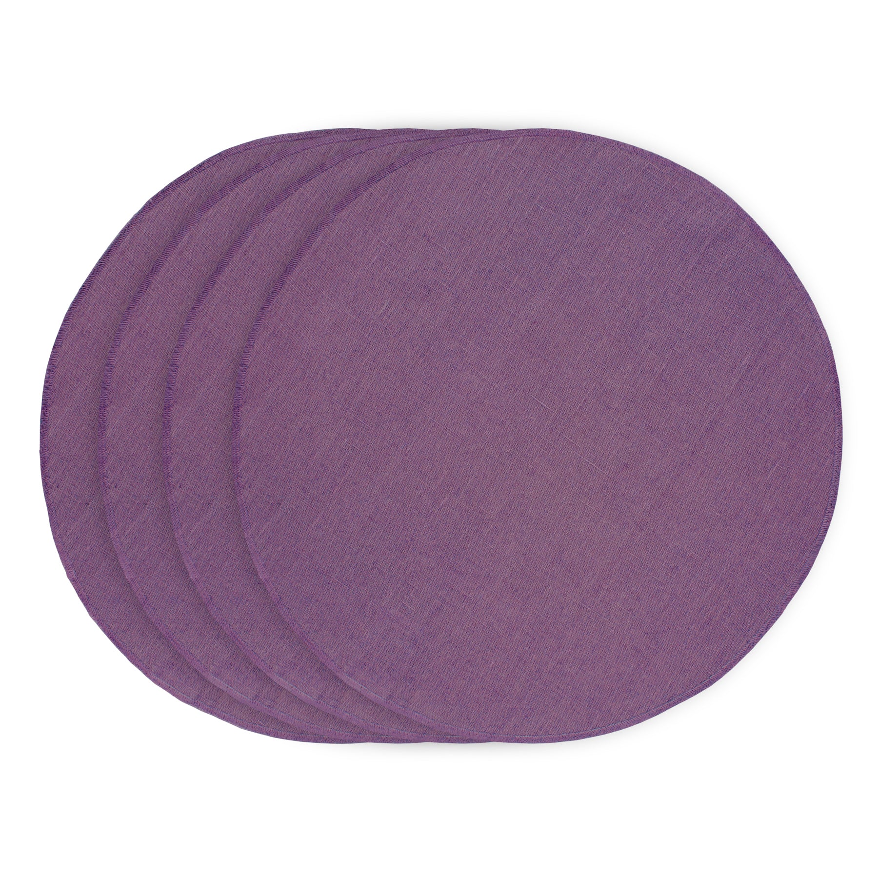 Premium Round Placemats Set of 4 - Non-Slip Heat Resistant Table Mats for Dining & Decor - Perfect for Dinner Parties, Holidays & Everyday Use