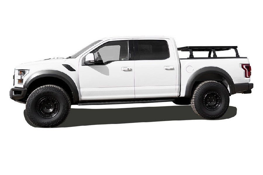 2015+ Ford F150 6.5' Bed Roll Top Slimline II Truck Rack Kit - Heavy Duty Aluminum Cargo Carrier for Camping & Off-Road Adventures