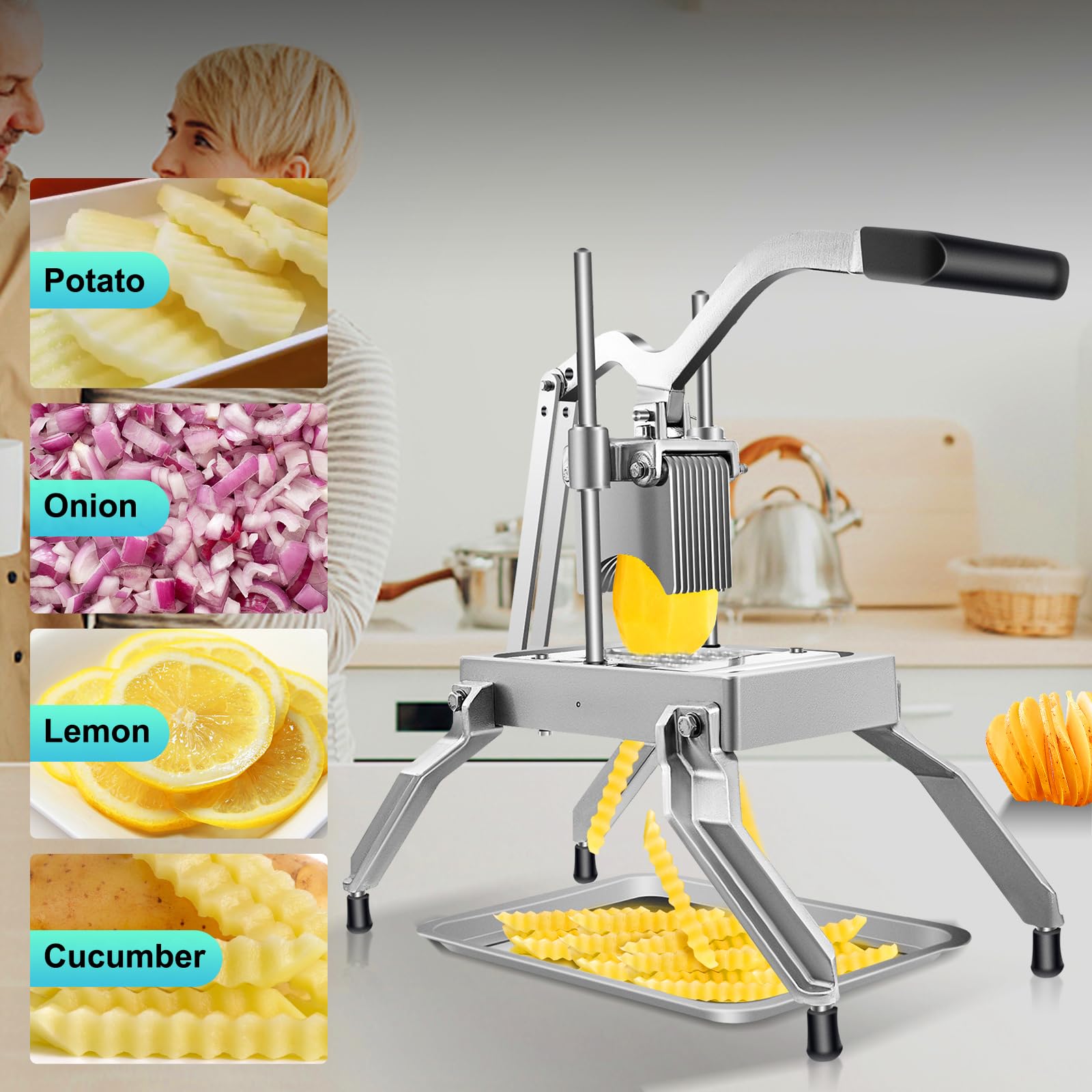 Happybuy Commercial Vegetable Fruit Dicer - 3/8