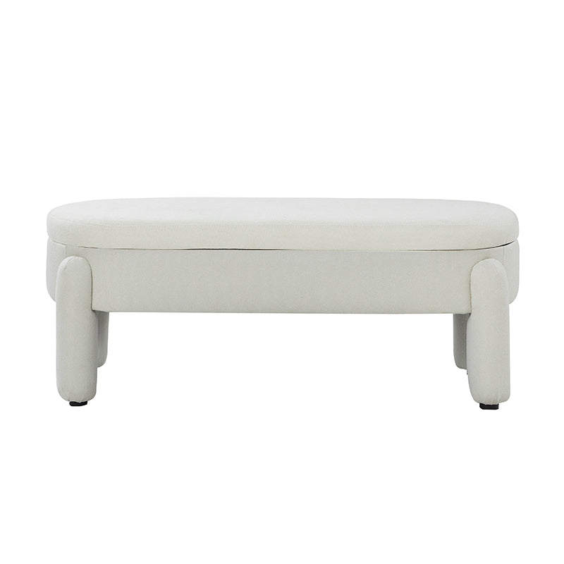 Flavio Storage Bench with Waterproof Fabric - Stylish Entryway Seat & Shoe Storage Organizer for Living Room, Bedroom, or Mudroom