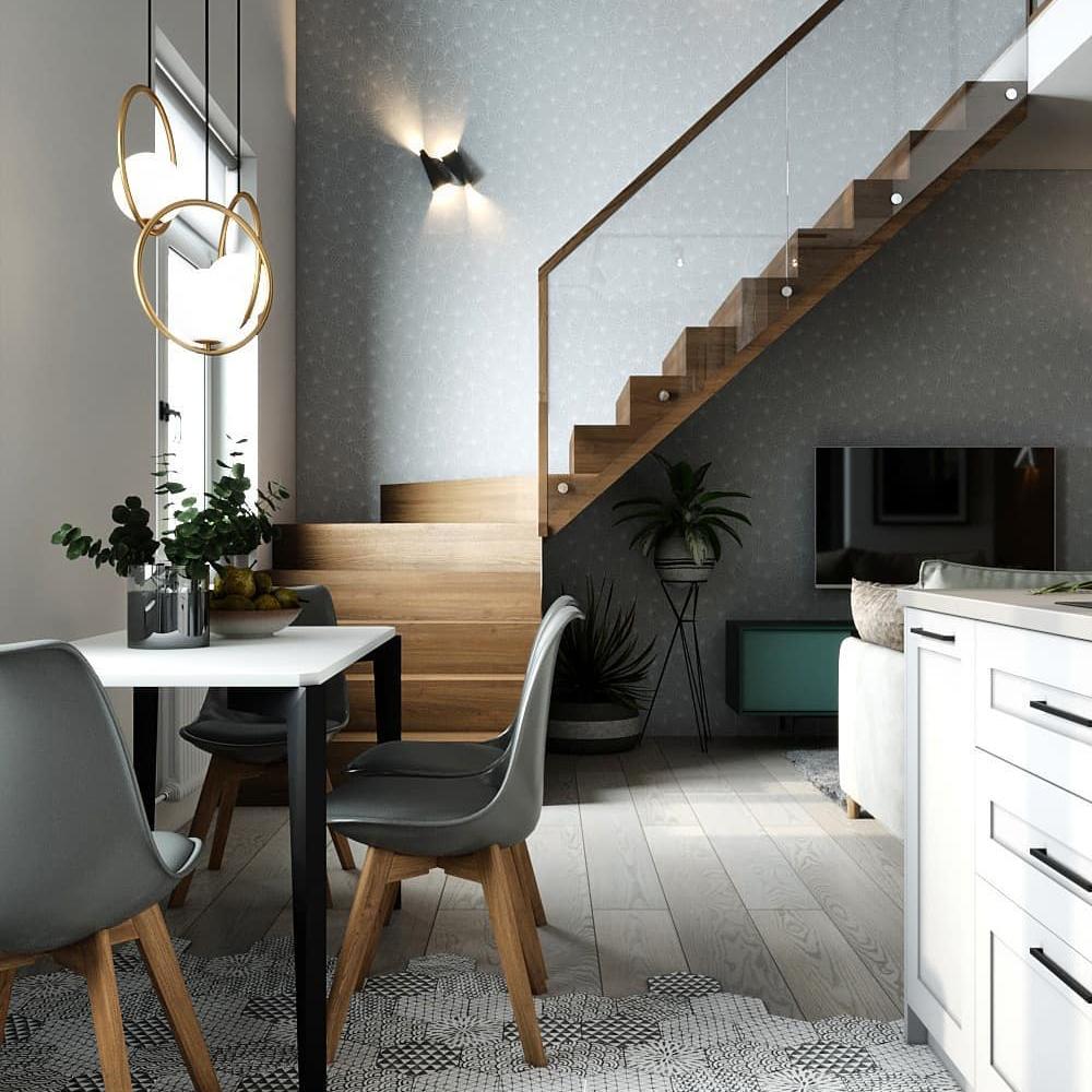 Mila Pendant Lamp - Modern Scandinavian Style Hanging Light Fixture for Living Room, Bedroom, and Dining Room Decor