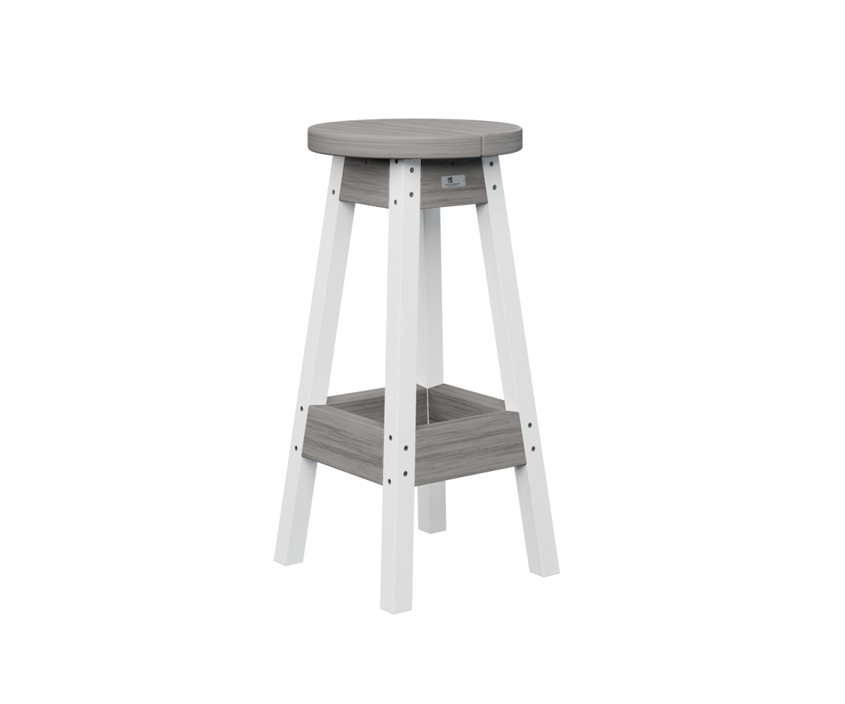 Berlin Gardens Outdoor Bar Stool - Weather-Resistant Patio Bar Height Stool for Backyard, Deck & Poolside - Perfect for Outdoor Dining, Entertaining & Relaxation