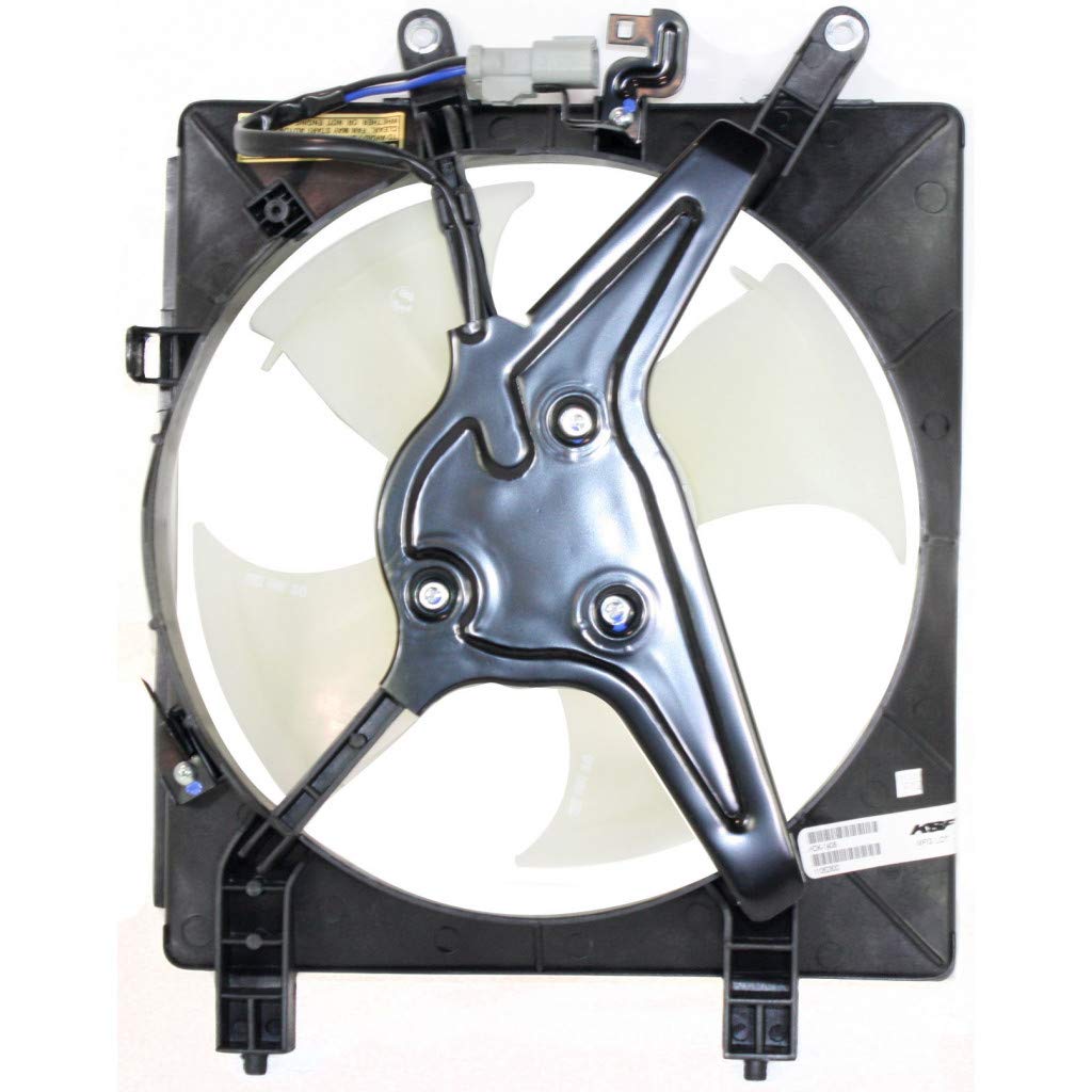 2001-2005 Honda Civic AC Condenser Fan Assembly - Single Fan Replacement for HO3113114 & 38616PMMA01 | Perfect for Cooling System Repair & Summer AC Maintenance