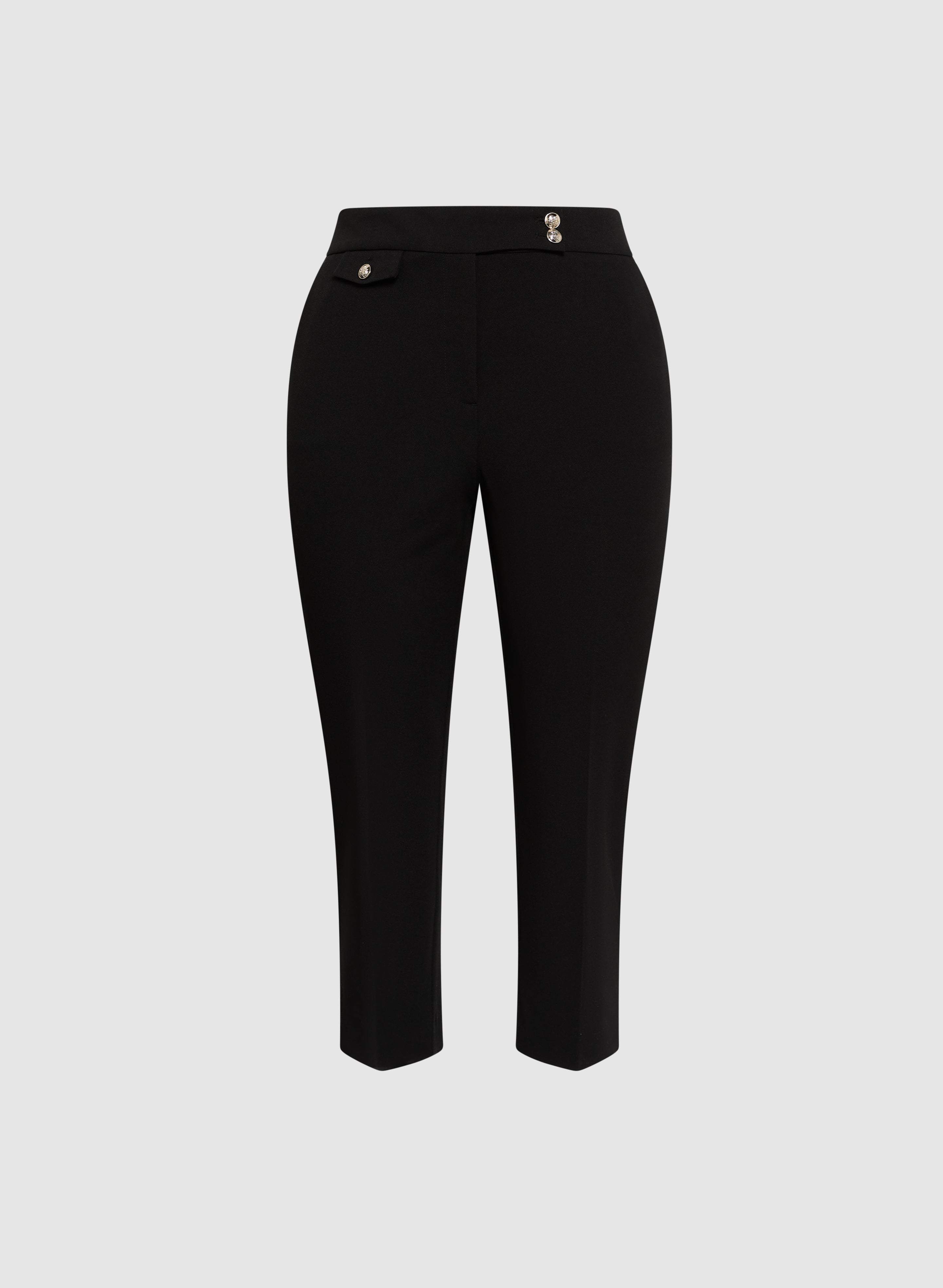 Emma Slim Leg Pants for Women - High Waisted Stretchy Work Pants - Comfortable Office & Business Casual Trousers - Perfect for Work, Travel & Everyday Wear