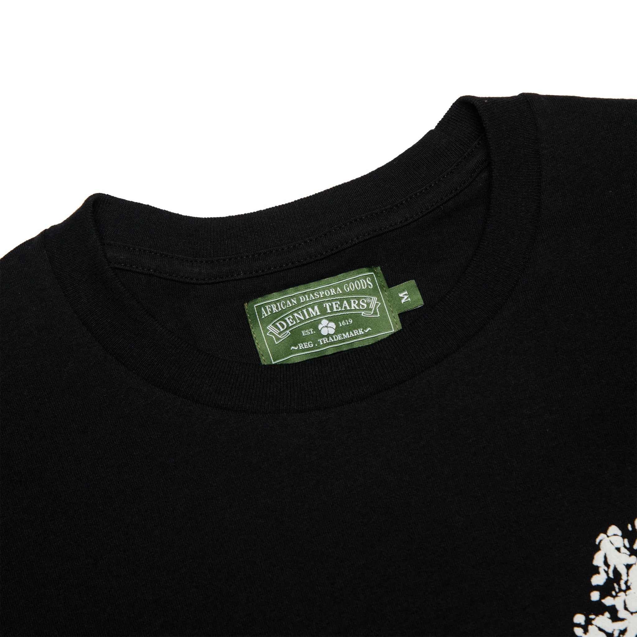 Denim Tears Denim University Black T-Shirt for Men - Vintage Cotton Tee for Casual Streetwear & Everyday Outfits