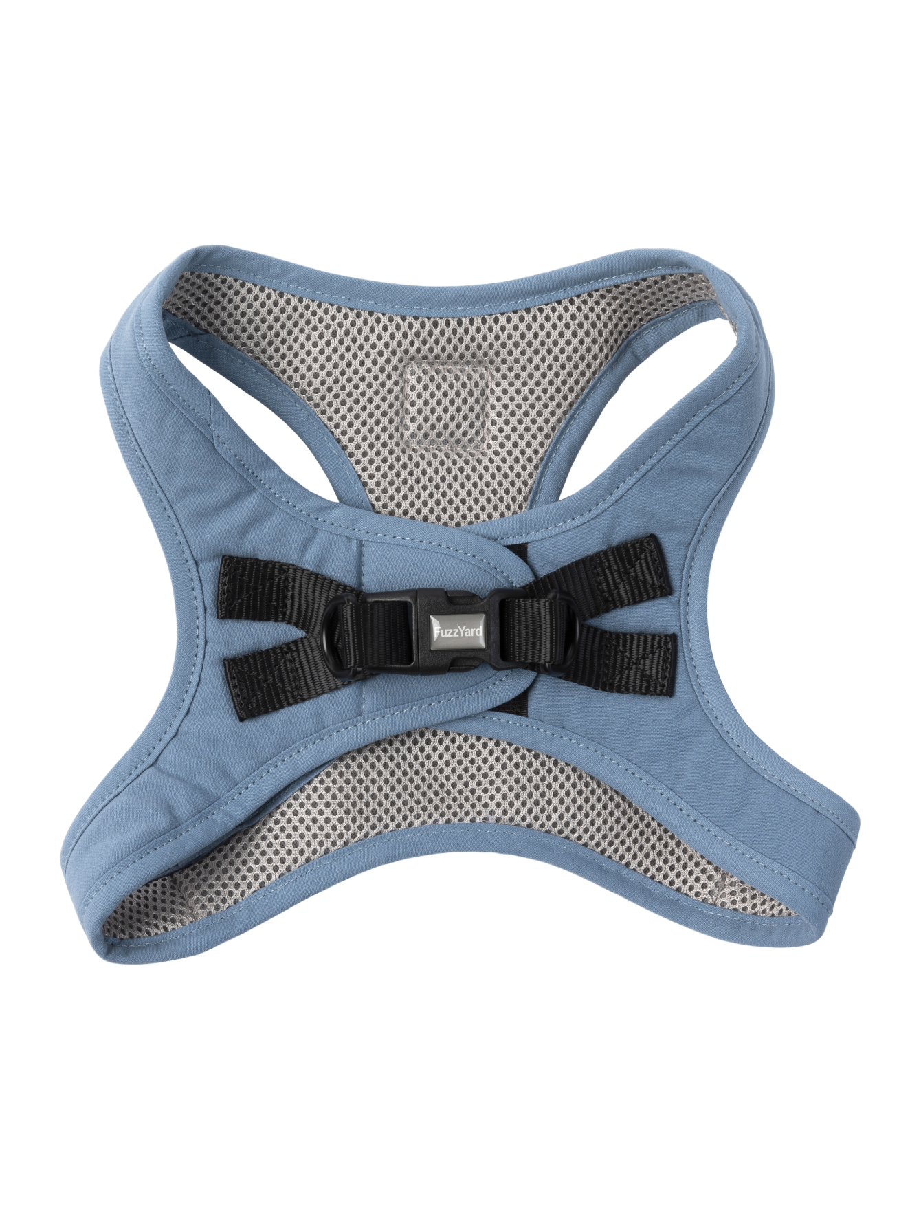 FuzzYard Life Step-in Dog Harness - Adjustable No-Pull Vest for Small to Large Dogs - French Blue (6 Sizes) - Perfect for Walking, Training & Outdoor Adventures