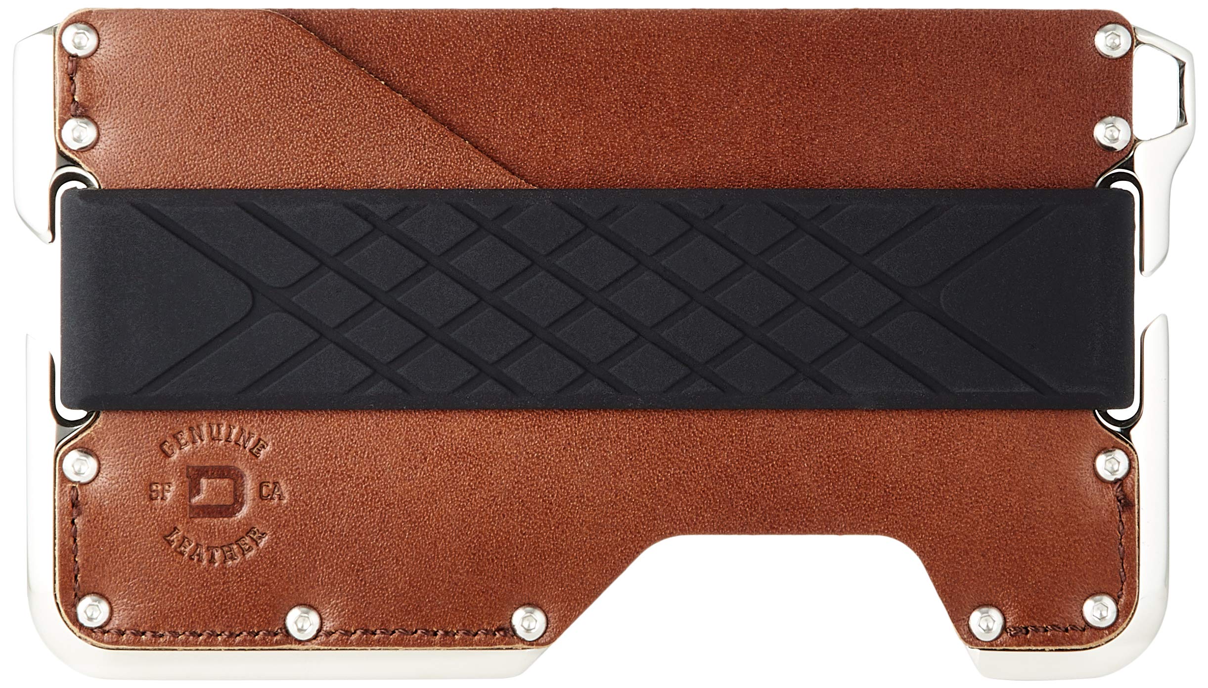 DANGO PRODUCTS Men's Slim RFID Blocking Leather Wallet - Minimalist Front Pocket Wallet for Everyday Carry, Travel & Business (Compact & Secure)