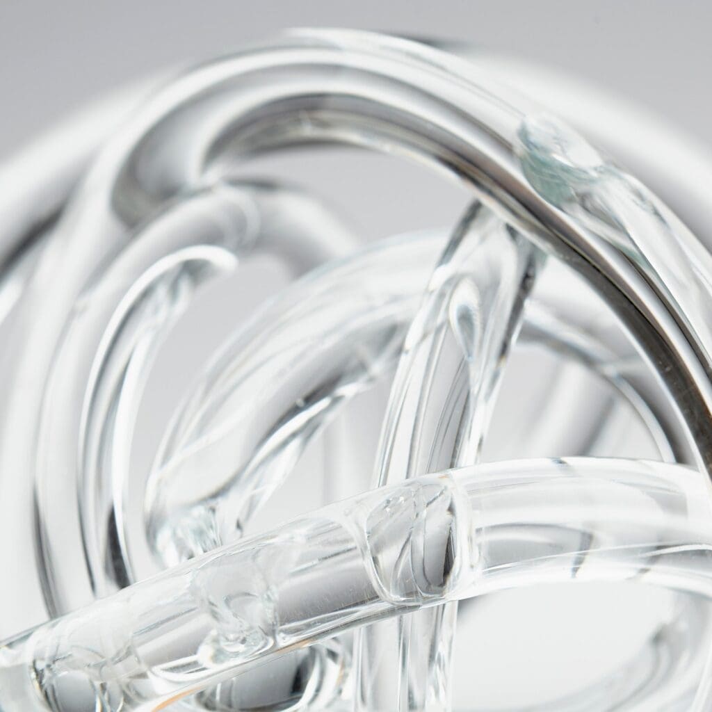 Cyan Design 09961 Large Clear Knotty Filler - Decorative Glass Vase Filler for Centerpieces, Wedding Decor, and Home Accents