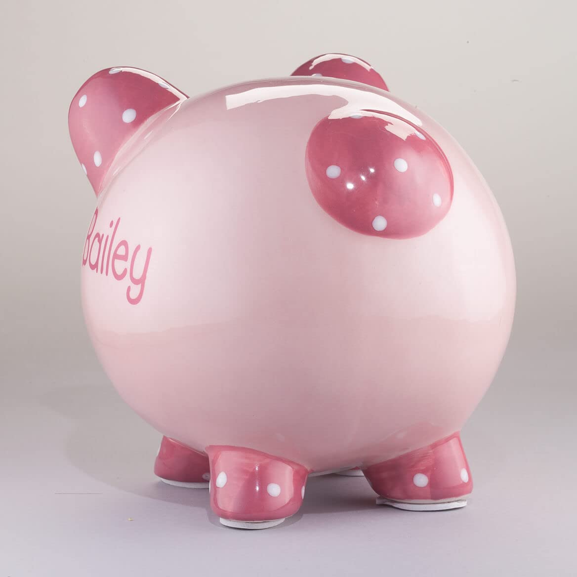 Personalized Kids Piggy Bank with Custom Name - Pink Piggy Bank for Saving Money, Perfect Gift for Birthdays, Christmas & Financial Education