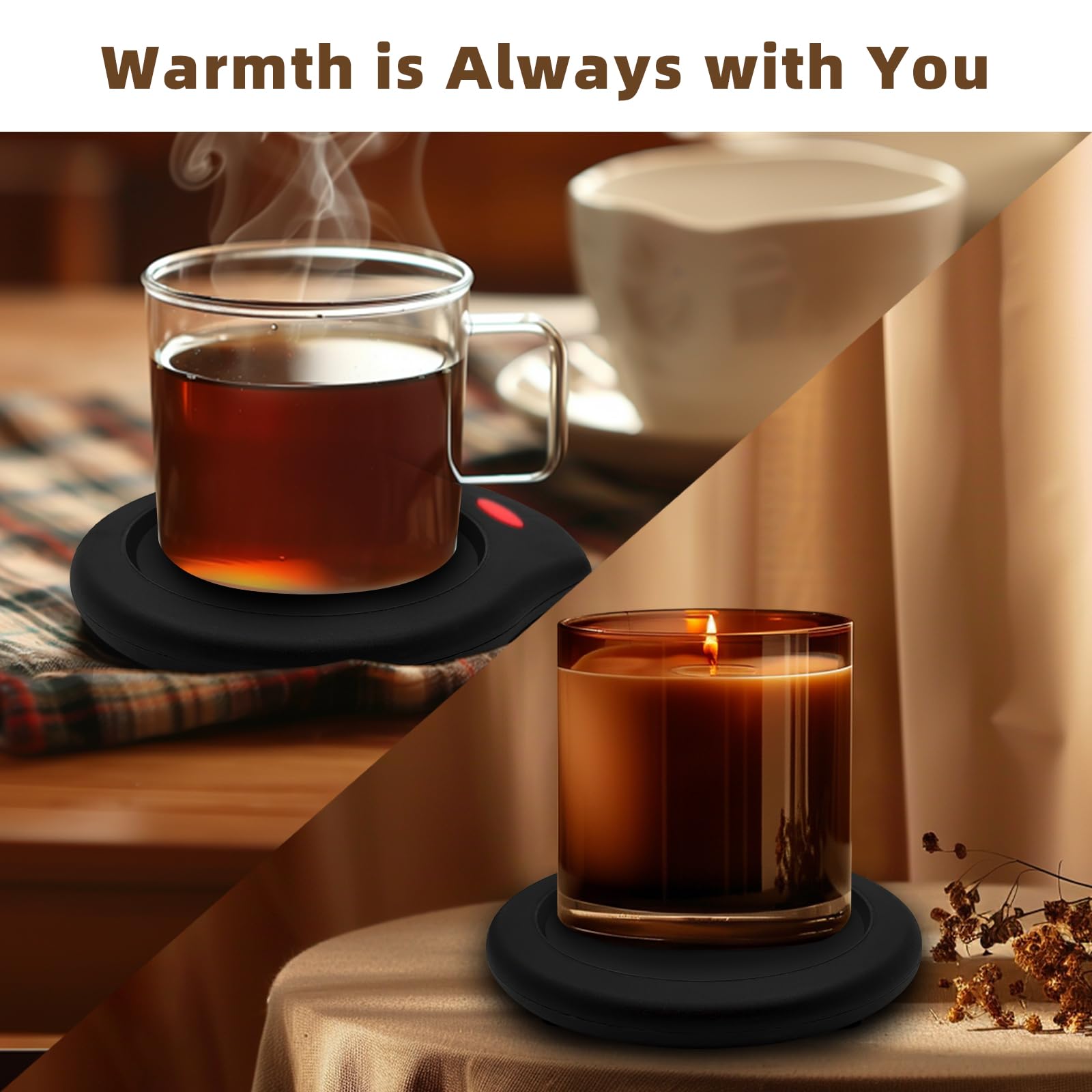 **Aroma Diffuser & Electric Mug Warmer for Coffee, Tea, Cocoa & Soup - Perfect for Home, Office & Winter Gifts - Scented Candles & Relaxation**